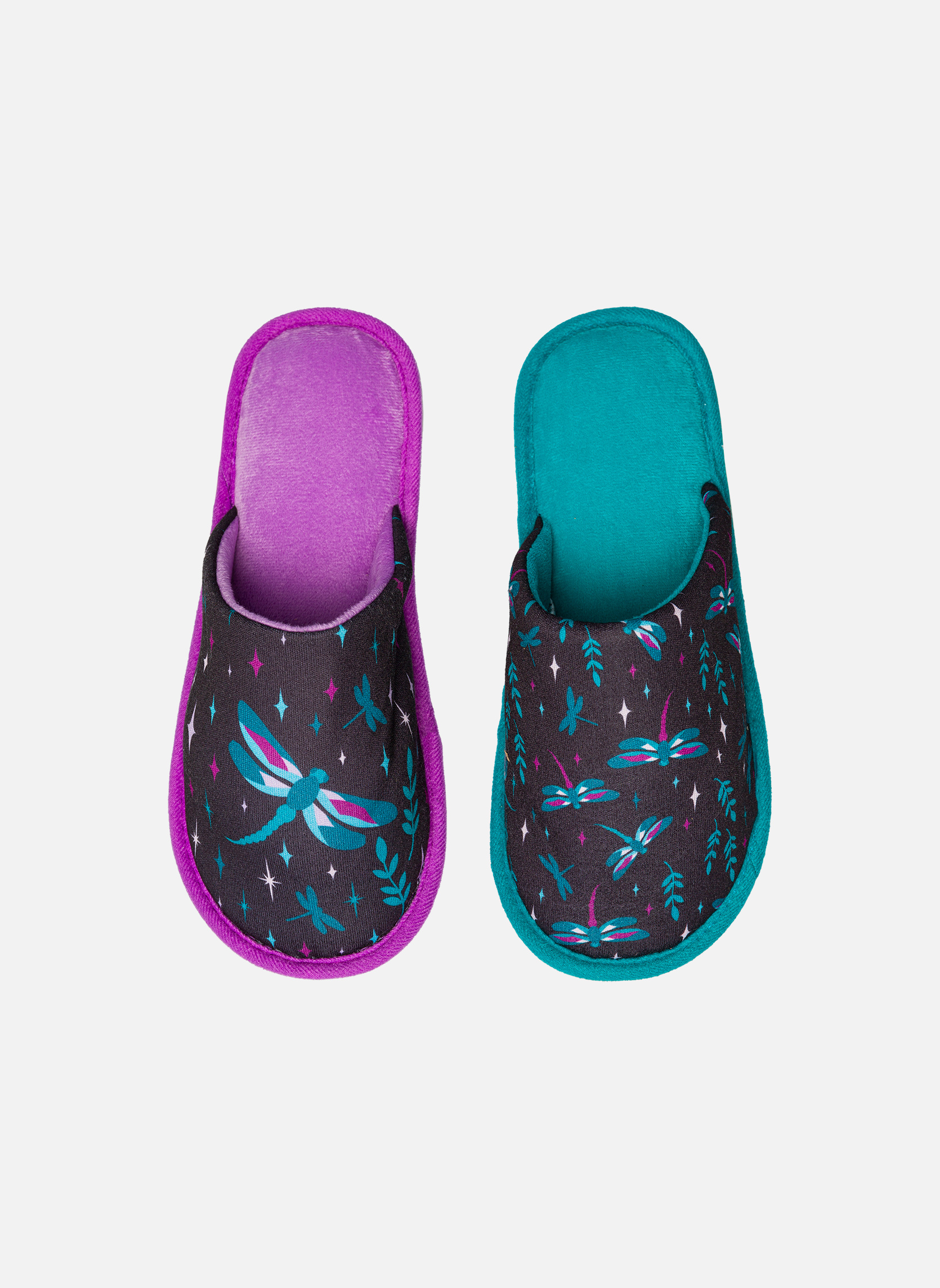 Chaussons Pantoufles Libellules dans la Nuit femme noir Dedoles Chaussons Pantoufles Libellules dans la Nuit femme noir Noir