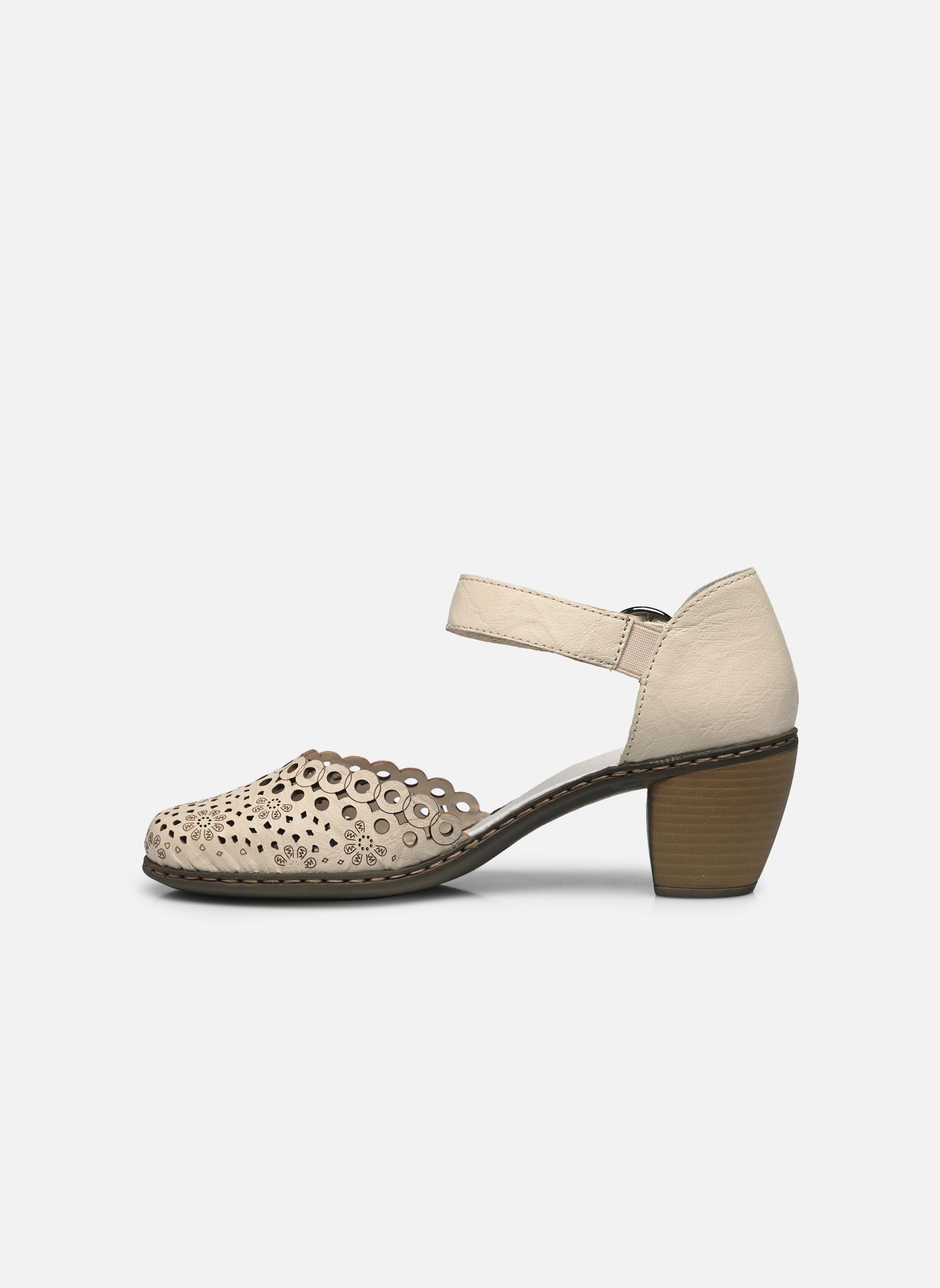 Escarpins à brides 40902 femme beige Rieker Escarpins à brides 40902 femme beige BEIGE