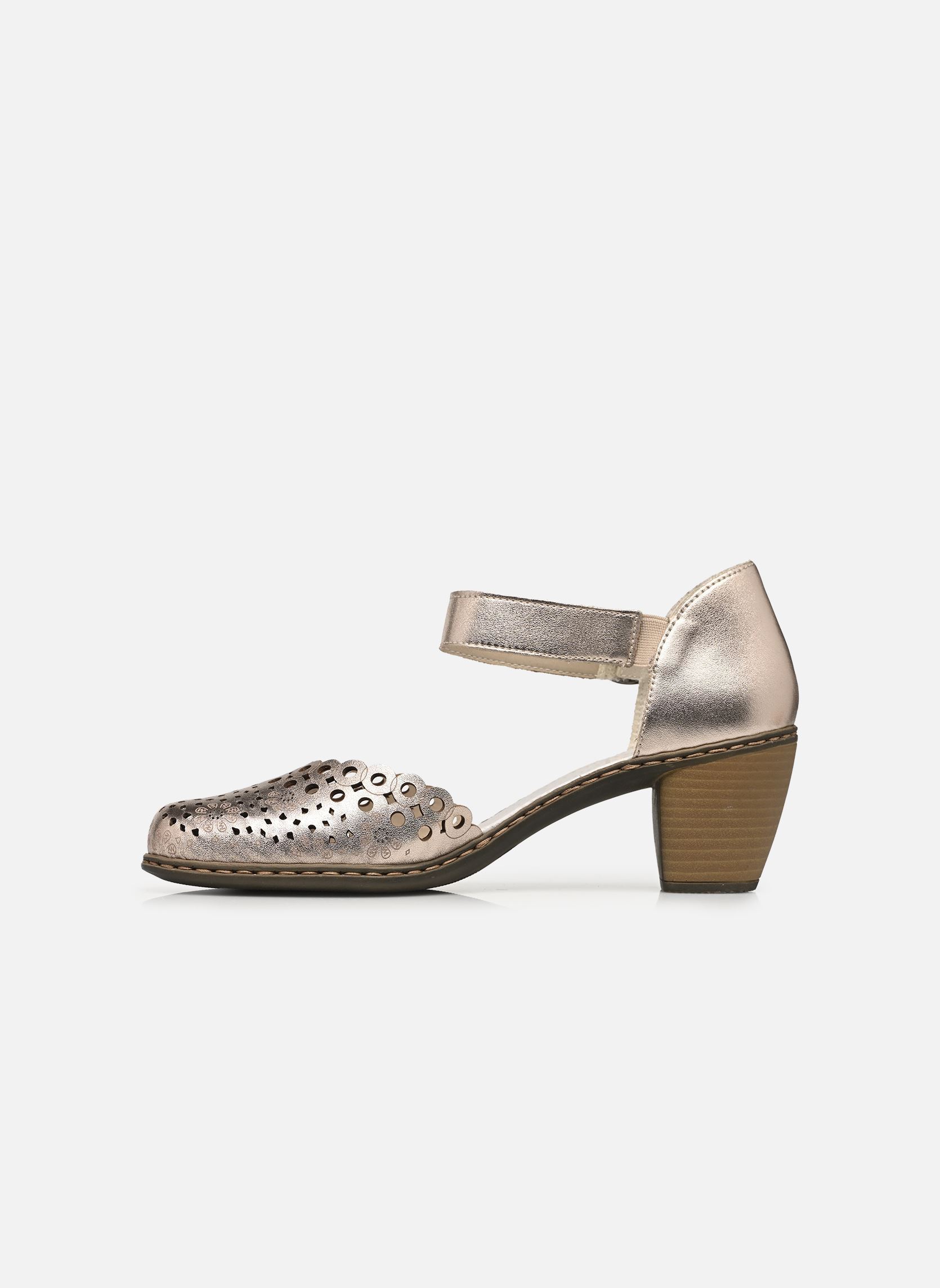 Slingback pumps 40902 dames zilver Rieker Slingback pumps 40902 dames zilver LIGHTBRASS