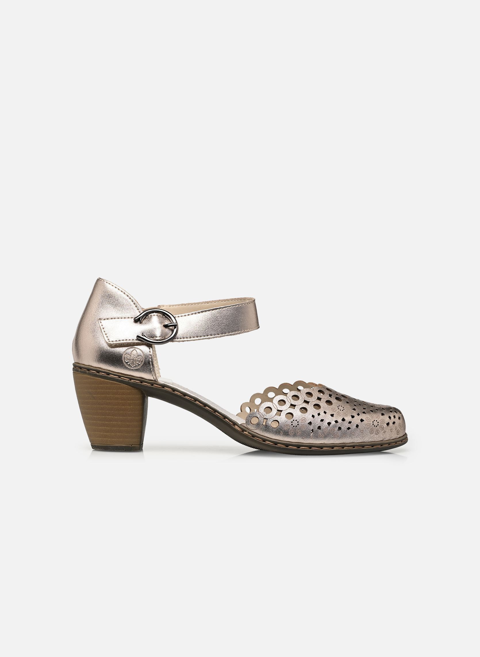 Slingback pumps 40902 dames zilver Rieker Slingback pumps 40902 dames zilver LIGHTBRASS