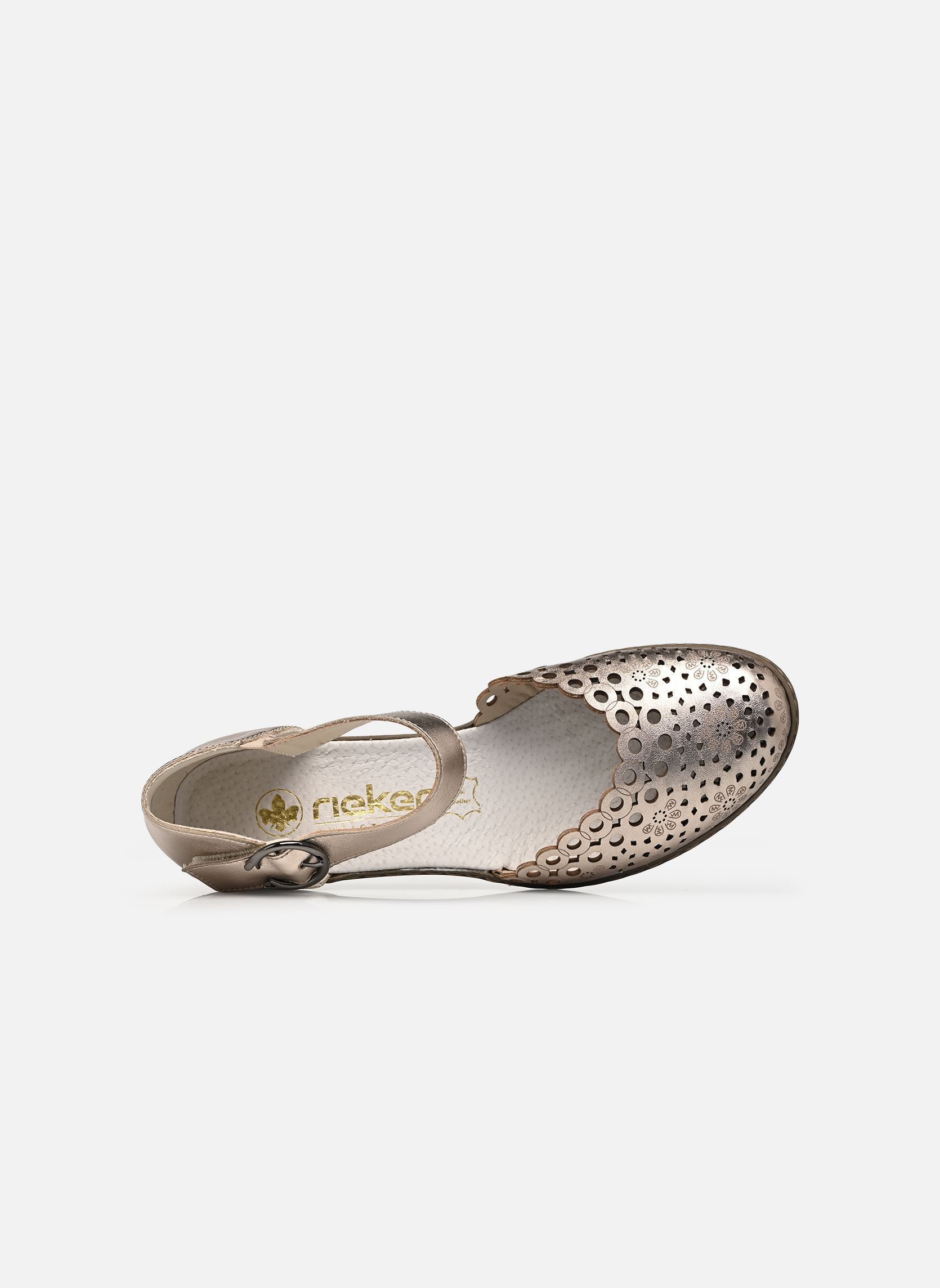 Slingback pumps 40902 dames zilver Rieker Slingback pumps 40902 dames zilver LIGHTBRASS
