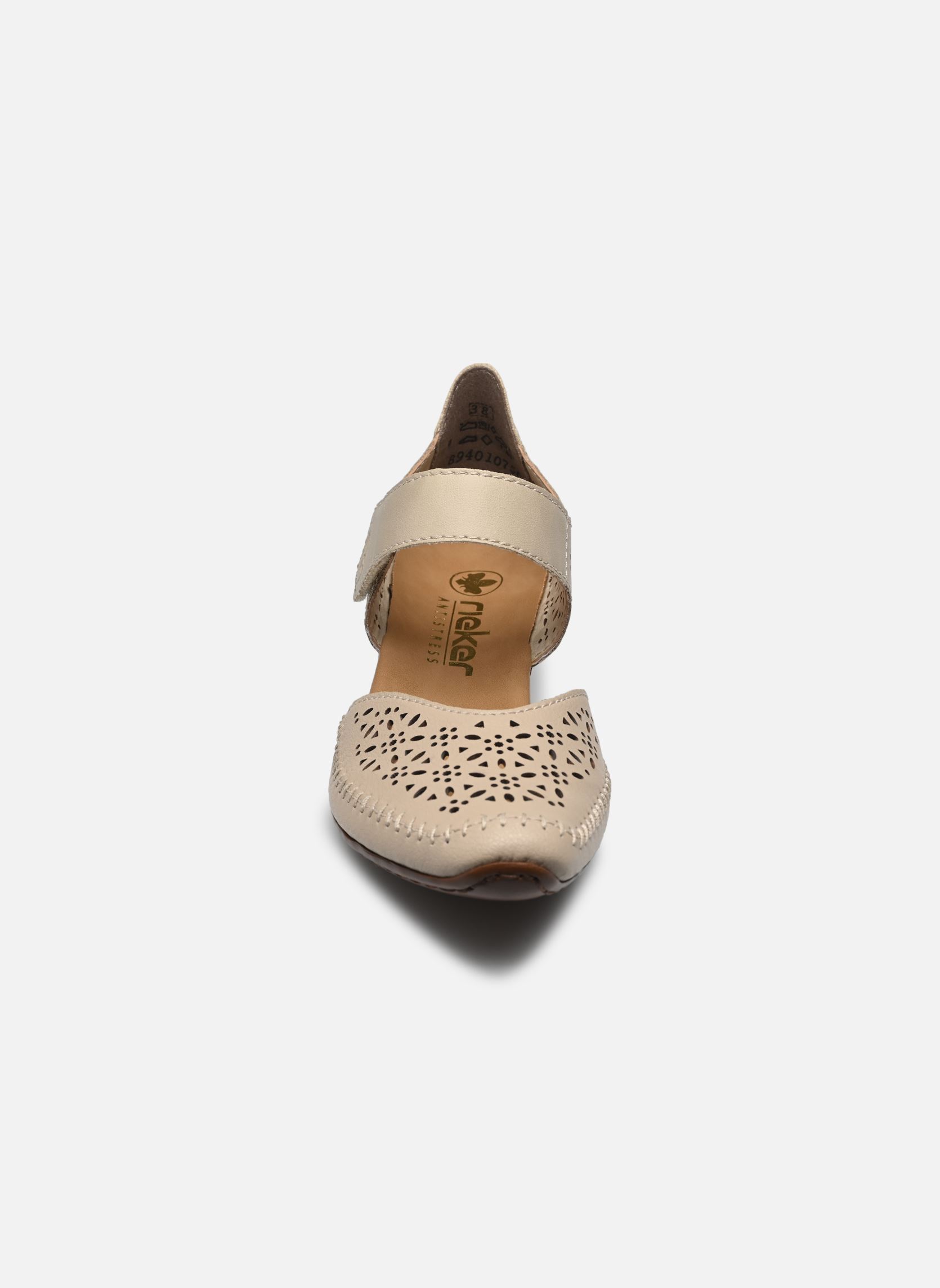 Escarpins à brides 43750 femme beige Rieker Escarpins à brides 43750 femme beige BEIGE