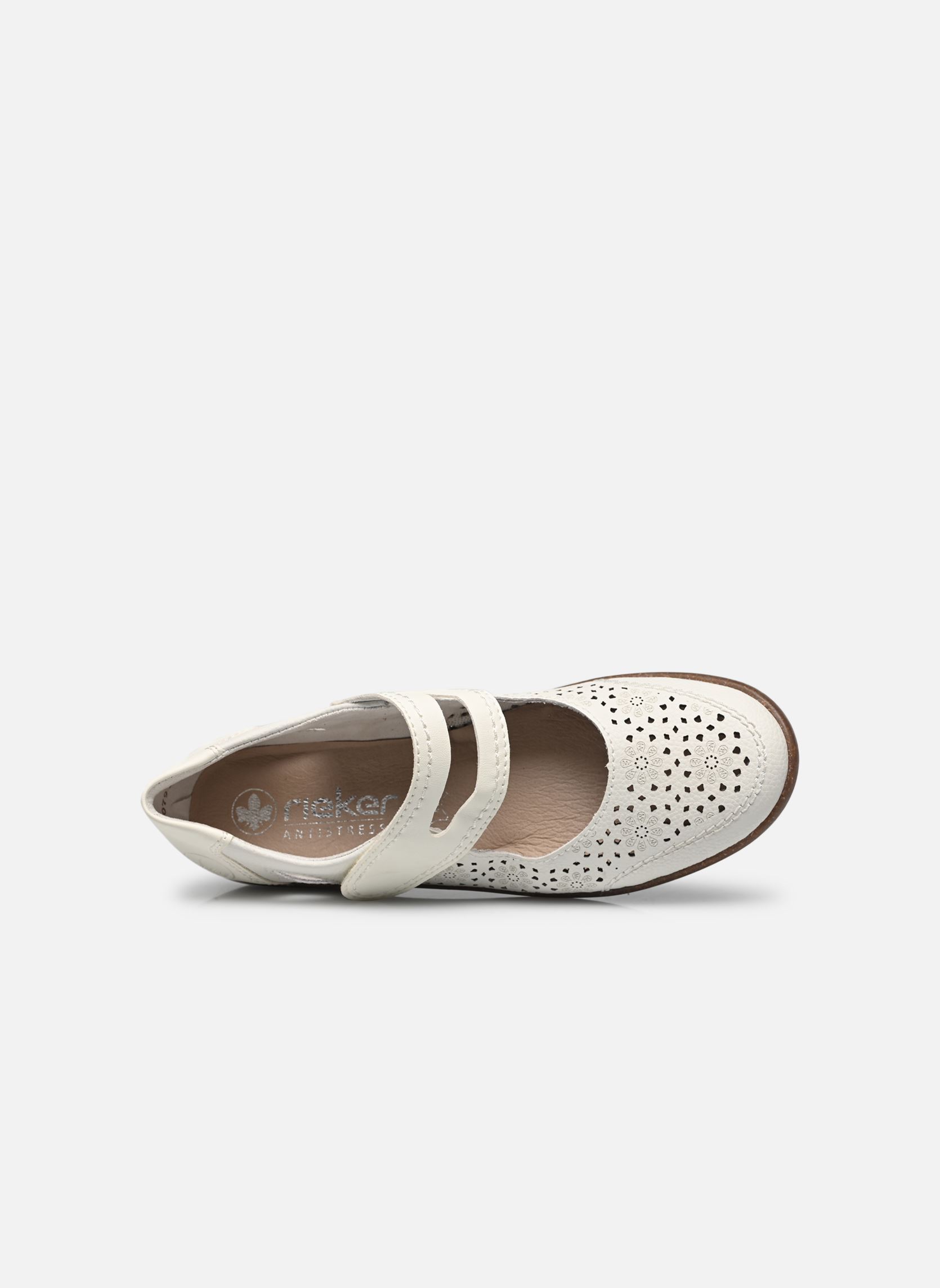 Mary Janes 47675 dames wit Rieker Mary Janes 47675 dames wit BLANC