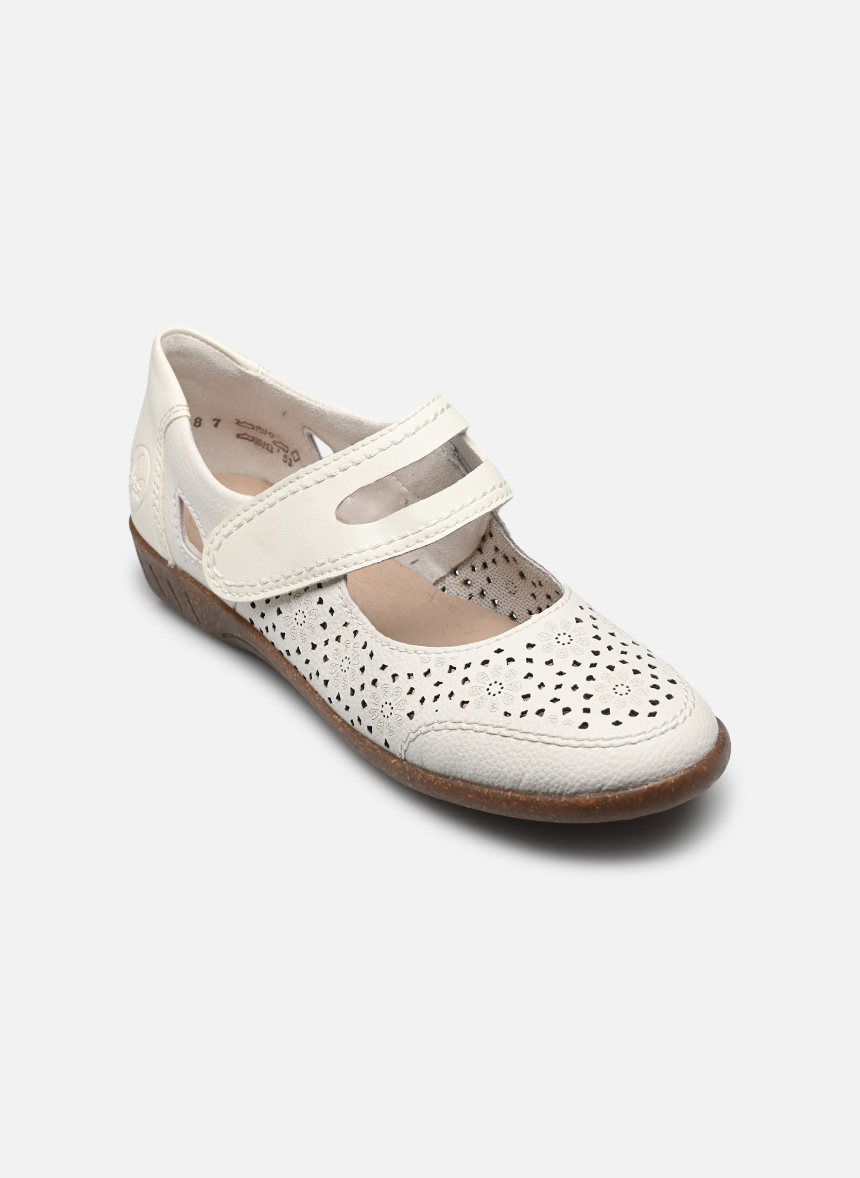 Mary Janes 47675 dames wit Rieker Mary Janes 47675 dames wit BLANC