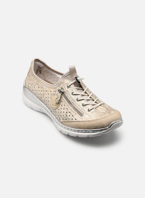 Rieker Lage sneakers L3252 dames goud en brons
