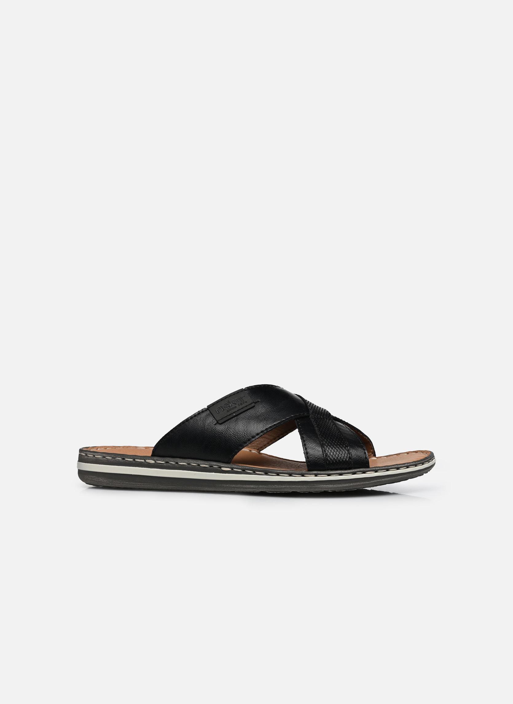 Mules 21082 homme noir Rieker Mules 21082 homme noir SCHWARZ/SCHWARZ