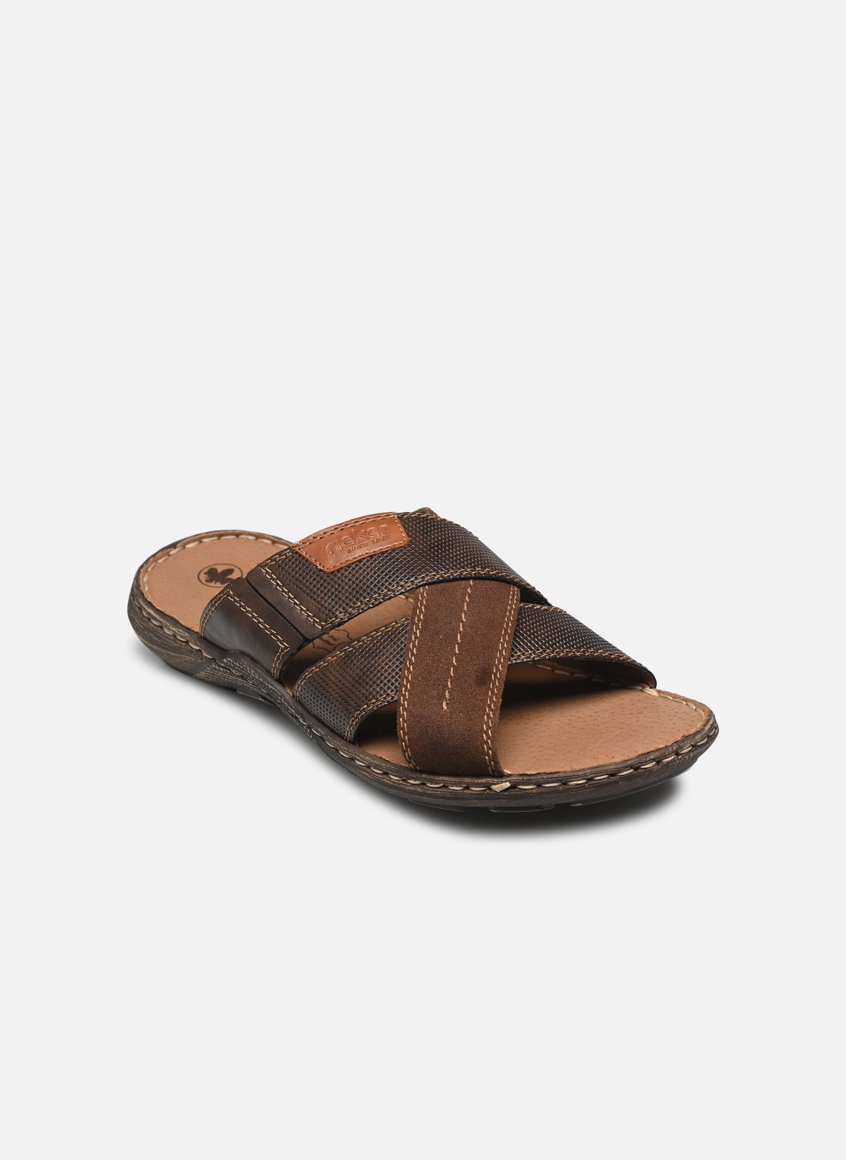 Mules 22053 homme marron Rieker Mules 22053 homme marron MARRON