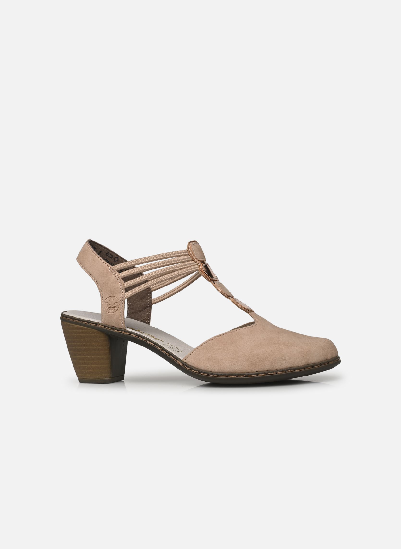 Sandalen 40901 dames roze Rieker Sandalen 40901 dames roze ROSE