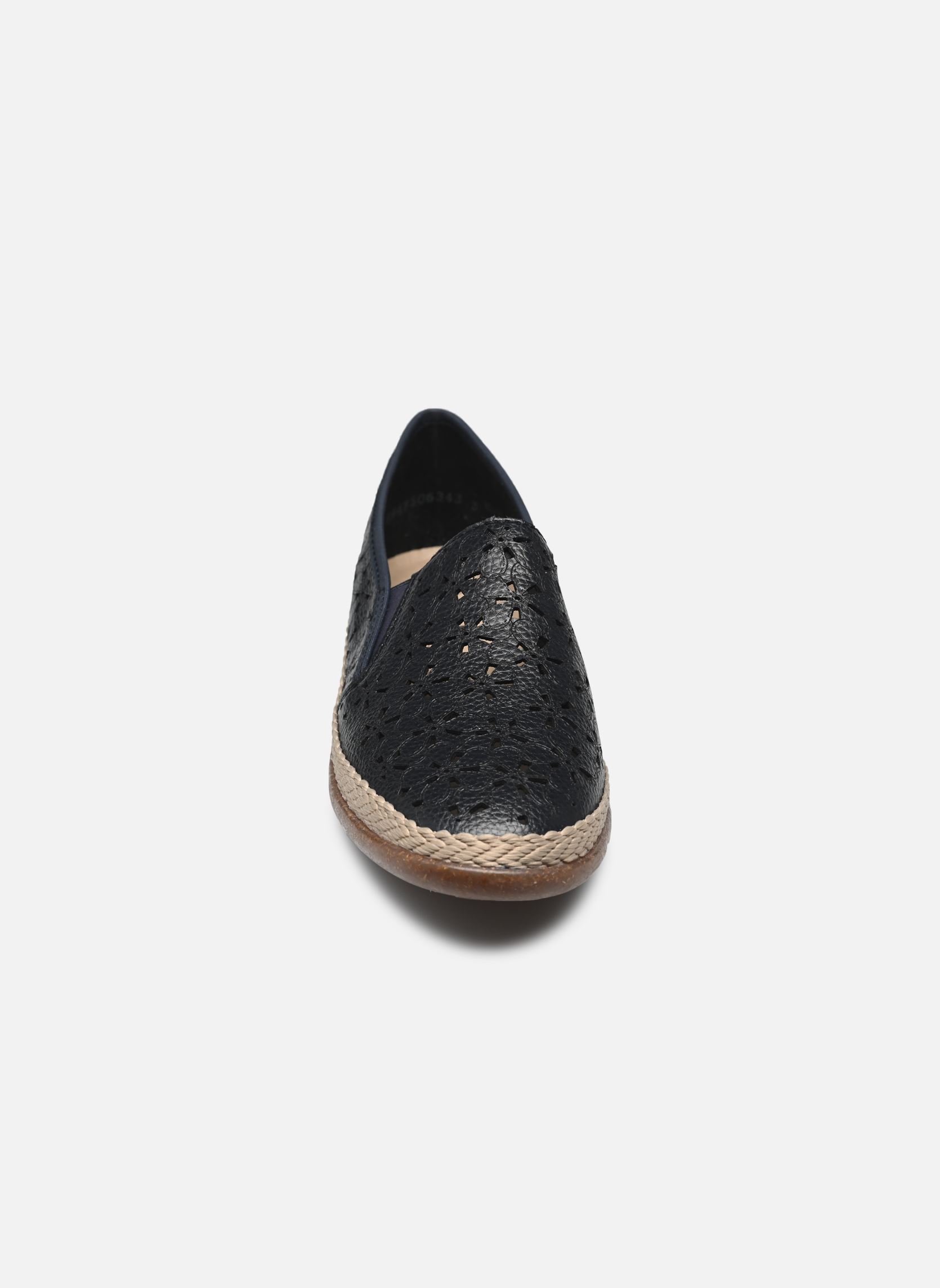 Platte espadrilles 47666 dames blauw Rieker Platte espadrilles 47666 dames blauw BLEU