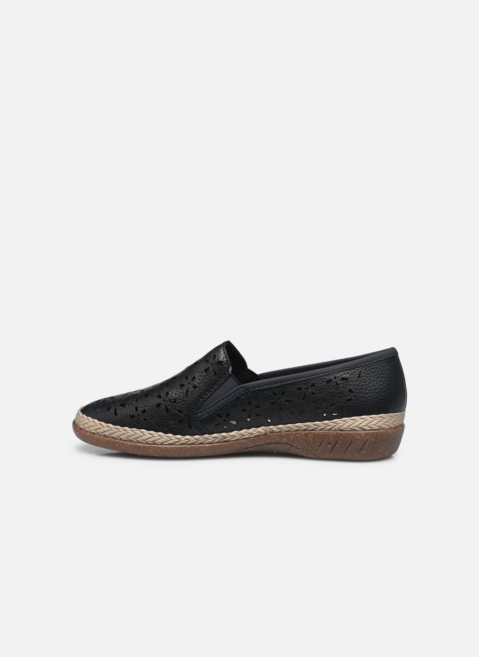Platte espadrilles 47666 dames blauw Rieker Platte espadrilles 47666 dames blauw BLEU