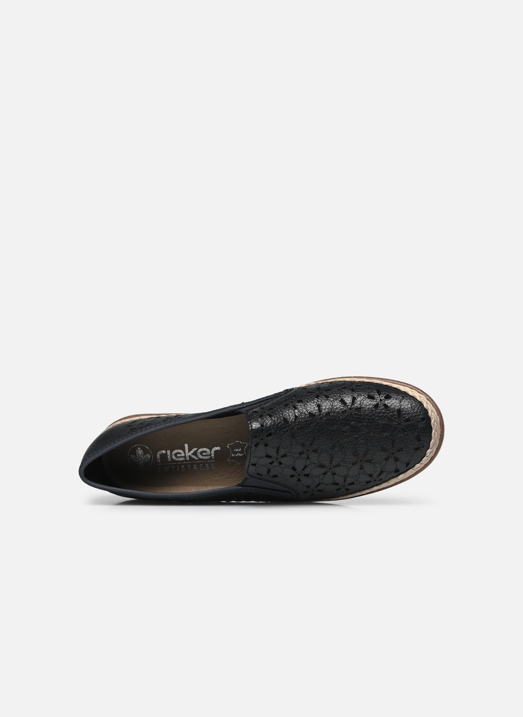 Platte espadrilles 47666 dames blauw Rieker Platte espadrilles 47666 dames blauw BLEU