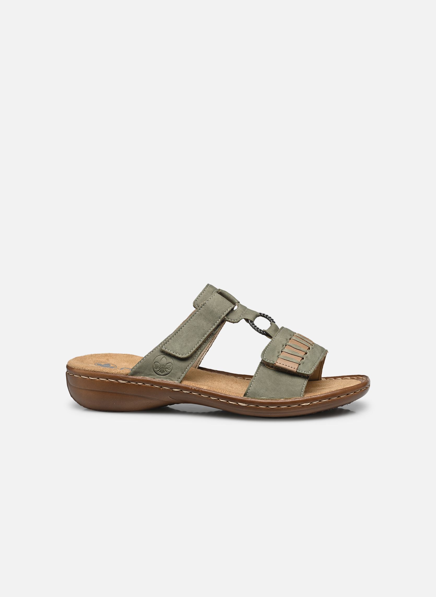 Ciabattine e Sabots 60881 donna verde Rieker Ciabattine e Sabots 60881 donna verde VERT