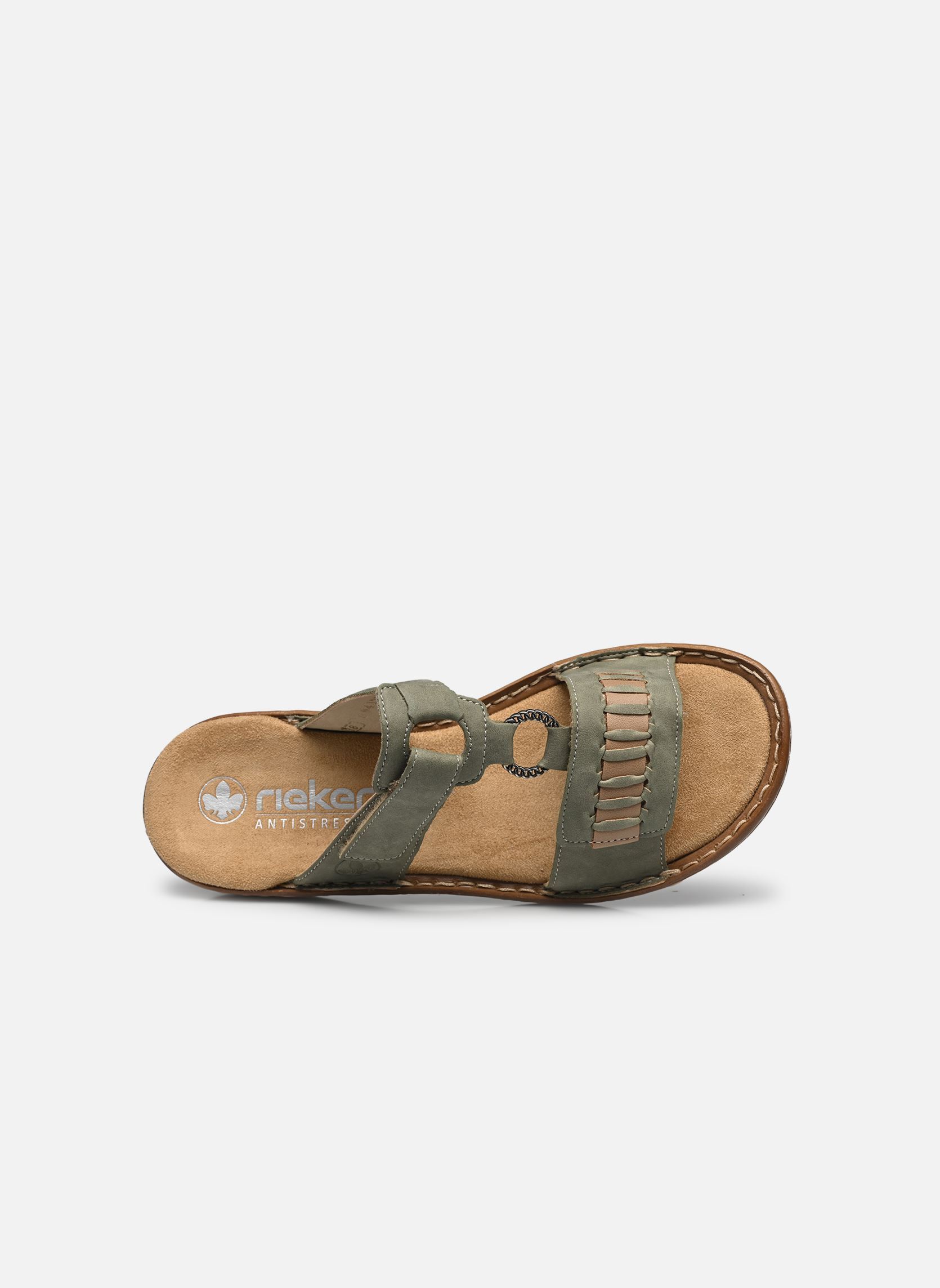 Ciabattine e Sabots 60881 donna verde Rieker Ciabattine e Sabots 60881 donna verde VERT