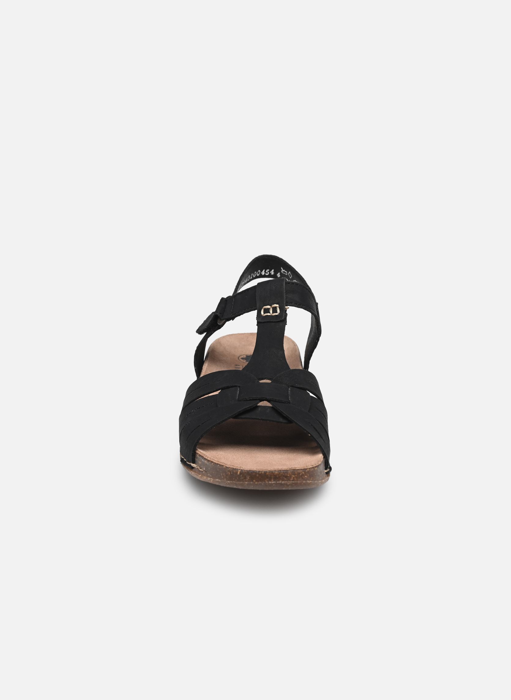 Sandales plates 61461 femme noir Rieker Sandales plates 61461 femme noir NOIR