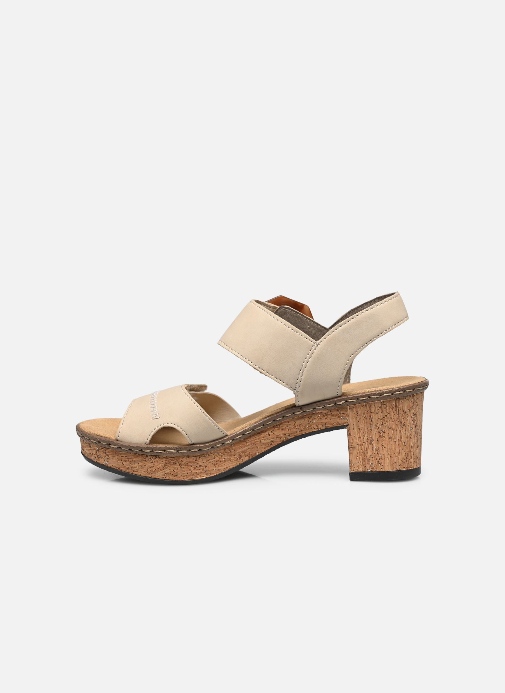 Sandalen 63850 dames beige Rieker Sandalen 63850 dames beige BEIGE