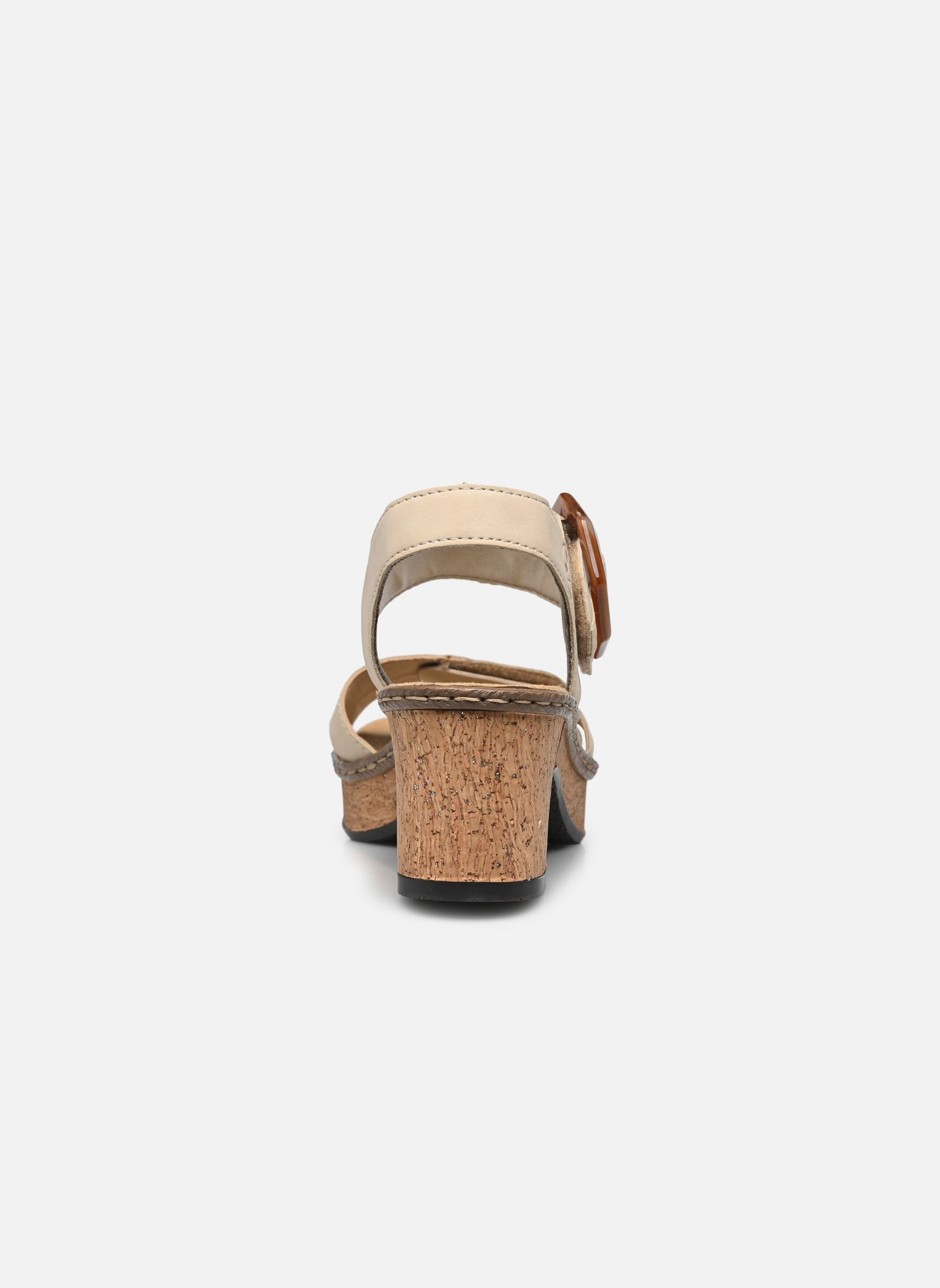 Sandalen 63850 dames beige Rieker Sandalen 63850 dames beige BEIGE