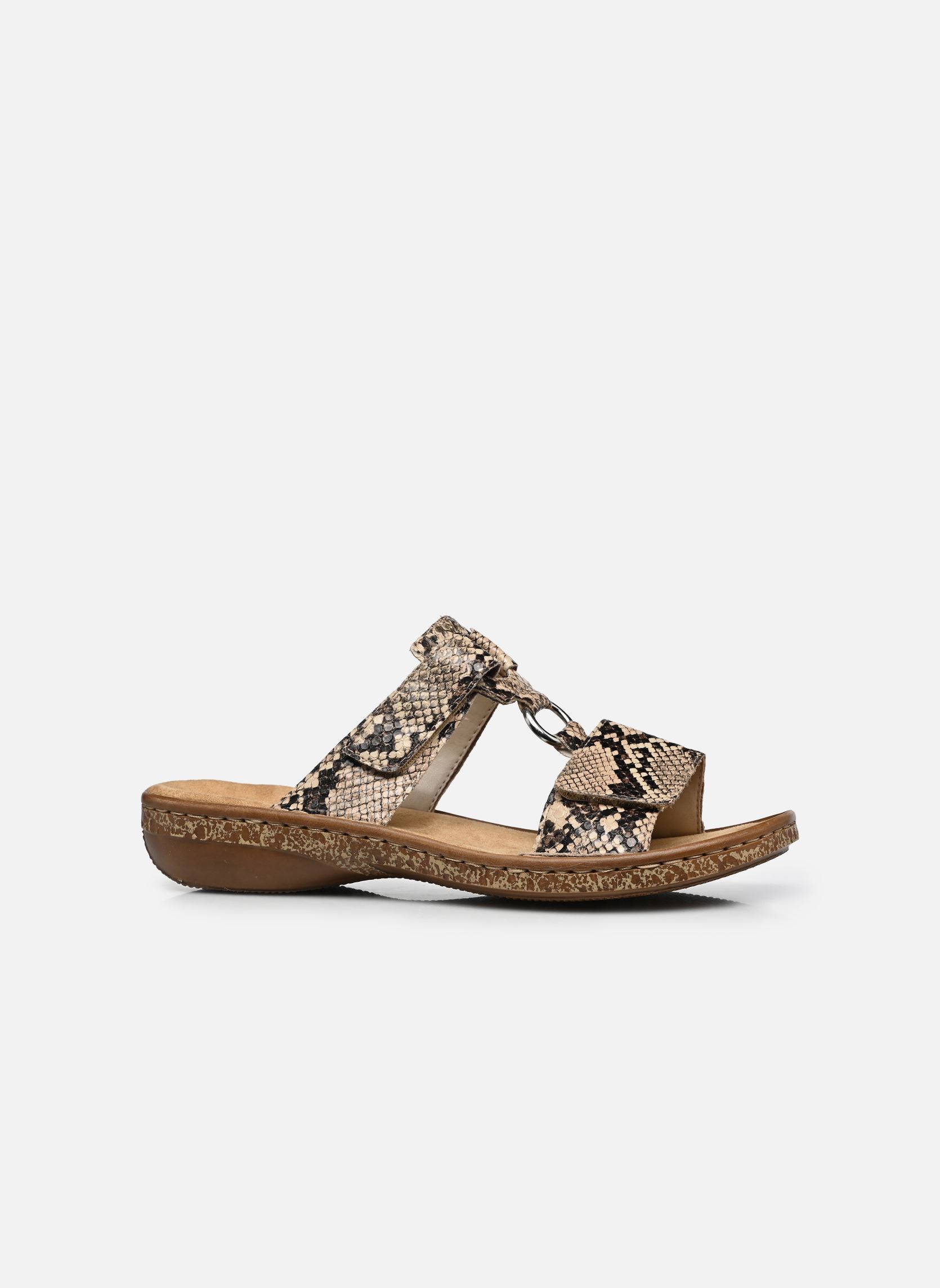 Mules et sabots 628P9 femme beige Rieker Mules et sabots 628P9 femme beige NATUR