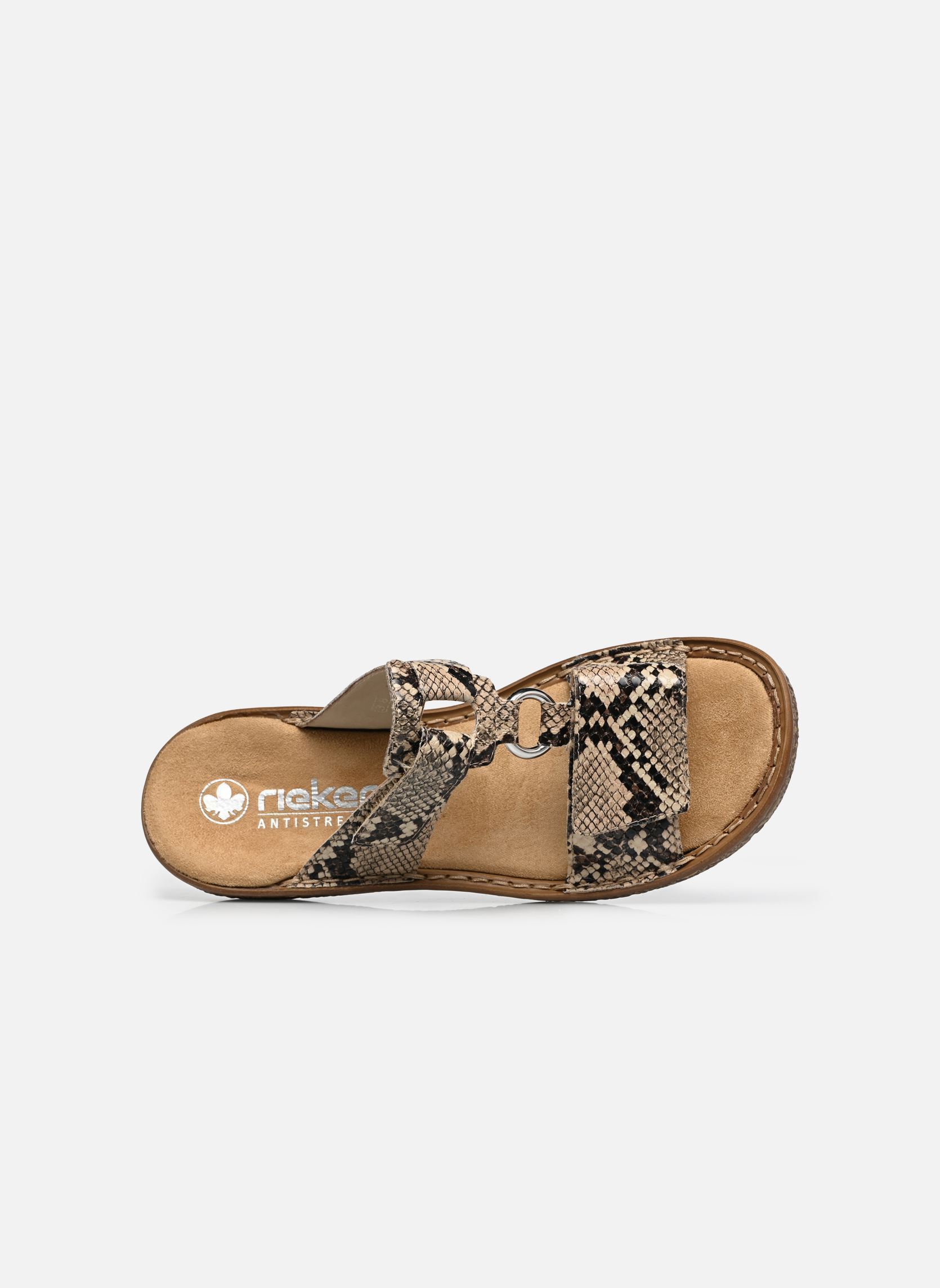 Mules et sabots 628P9 femme beige Rieker Mules et sabots 628P9 femme beige NATUR