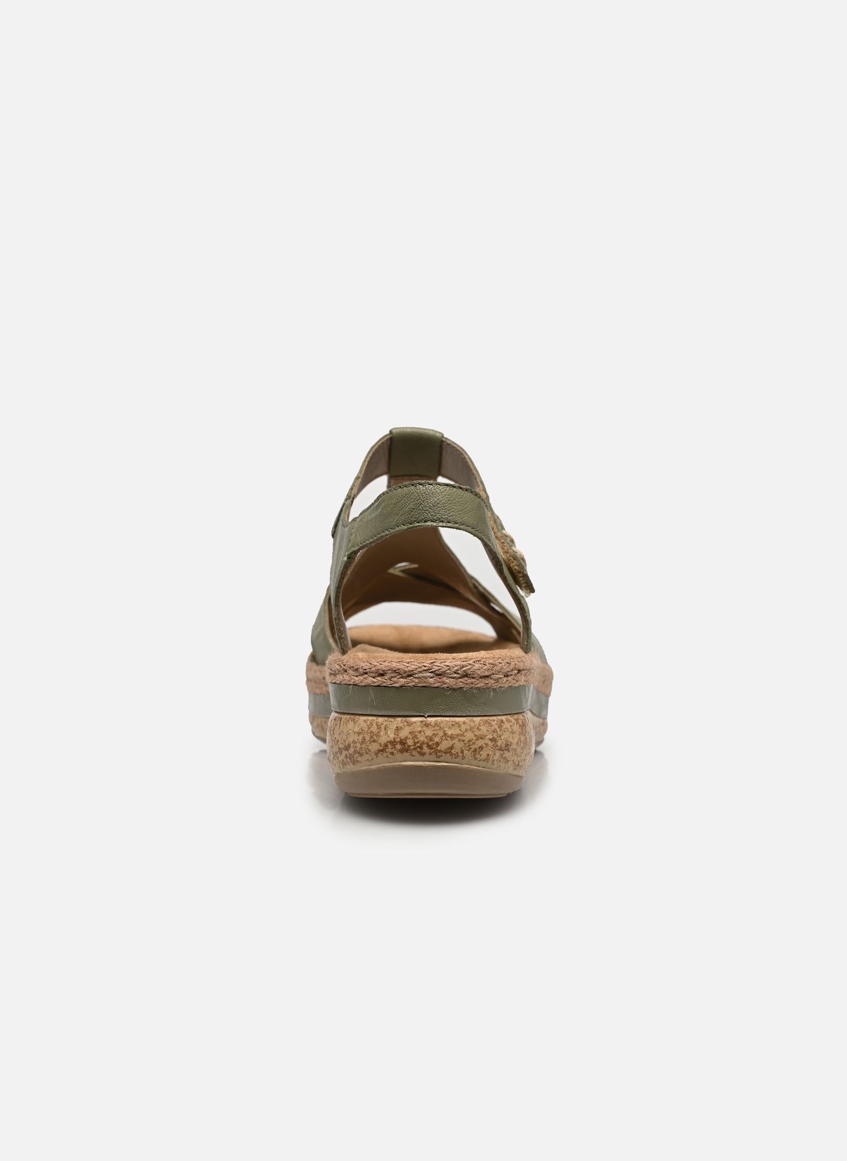 Sandales compensées et plateformes V0919 femme vert Rieker Sandales compensées et plateformes V0919 femme vert MINT