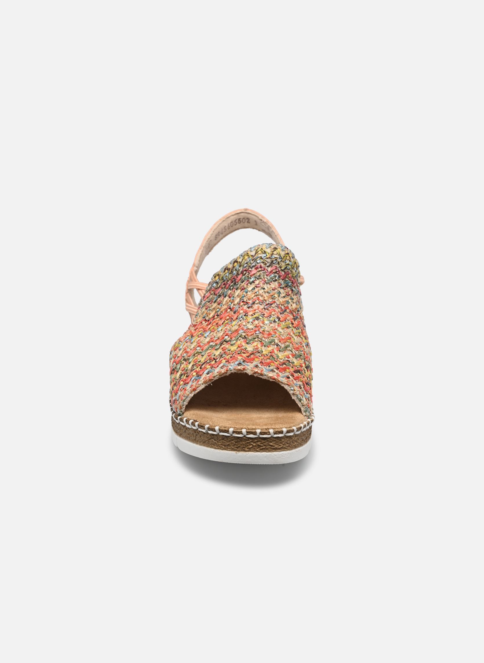 Sandales compensées et plateformes V1241 femme multicolore Rieker Sandales compensées et plateformes V1241 femme multicolore MULTICOLORE
