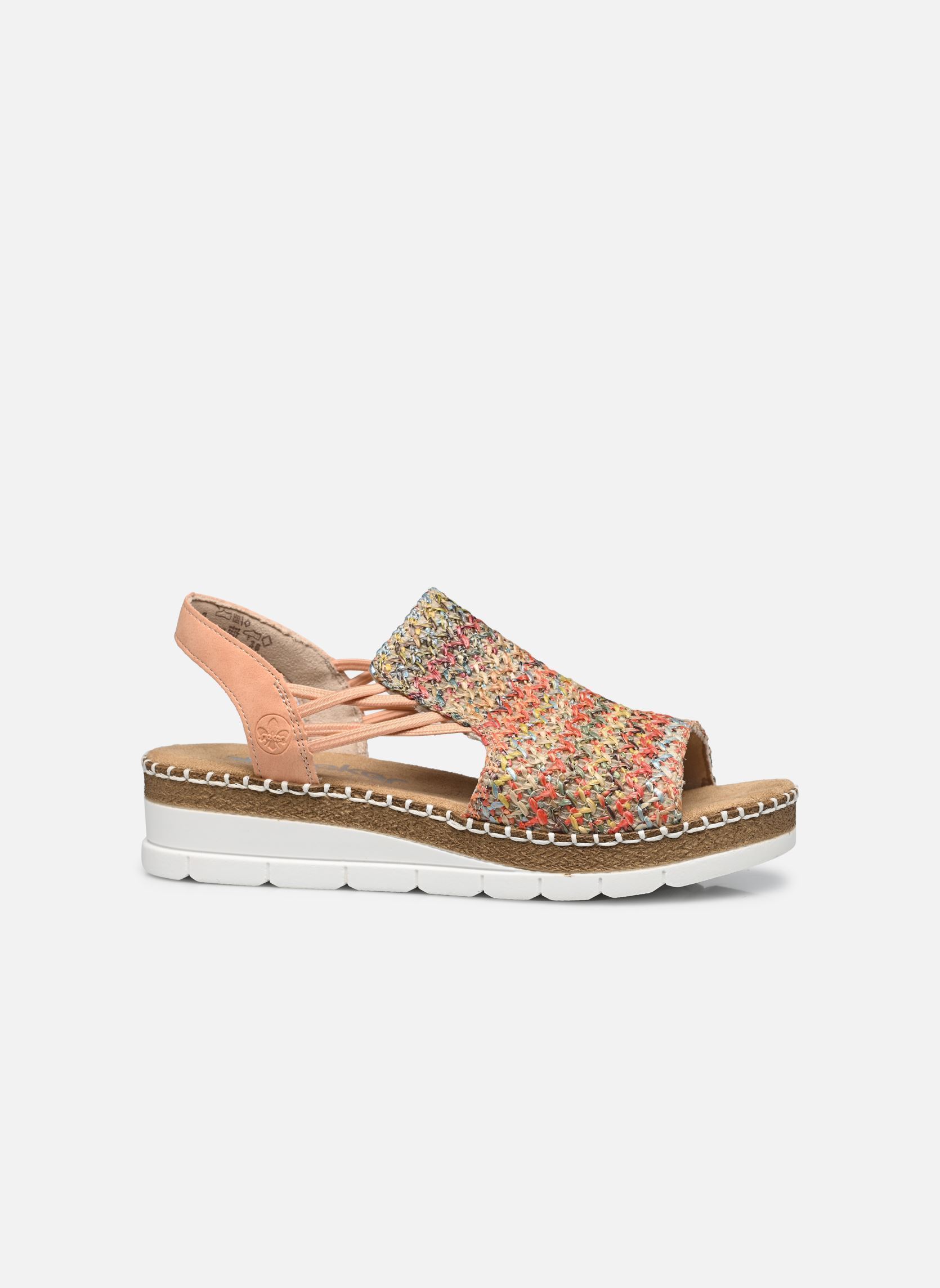 Sandales compensées et plateformes V1241 femme multicolore Rieker Sandales compensées et plateformes V1241 femme multicolore MULTICOLORE