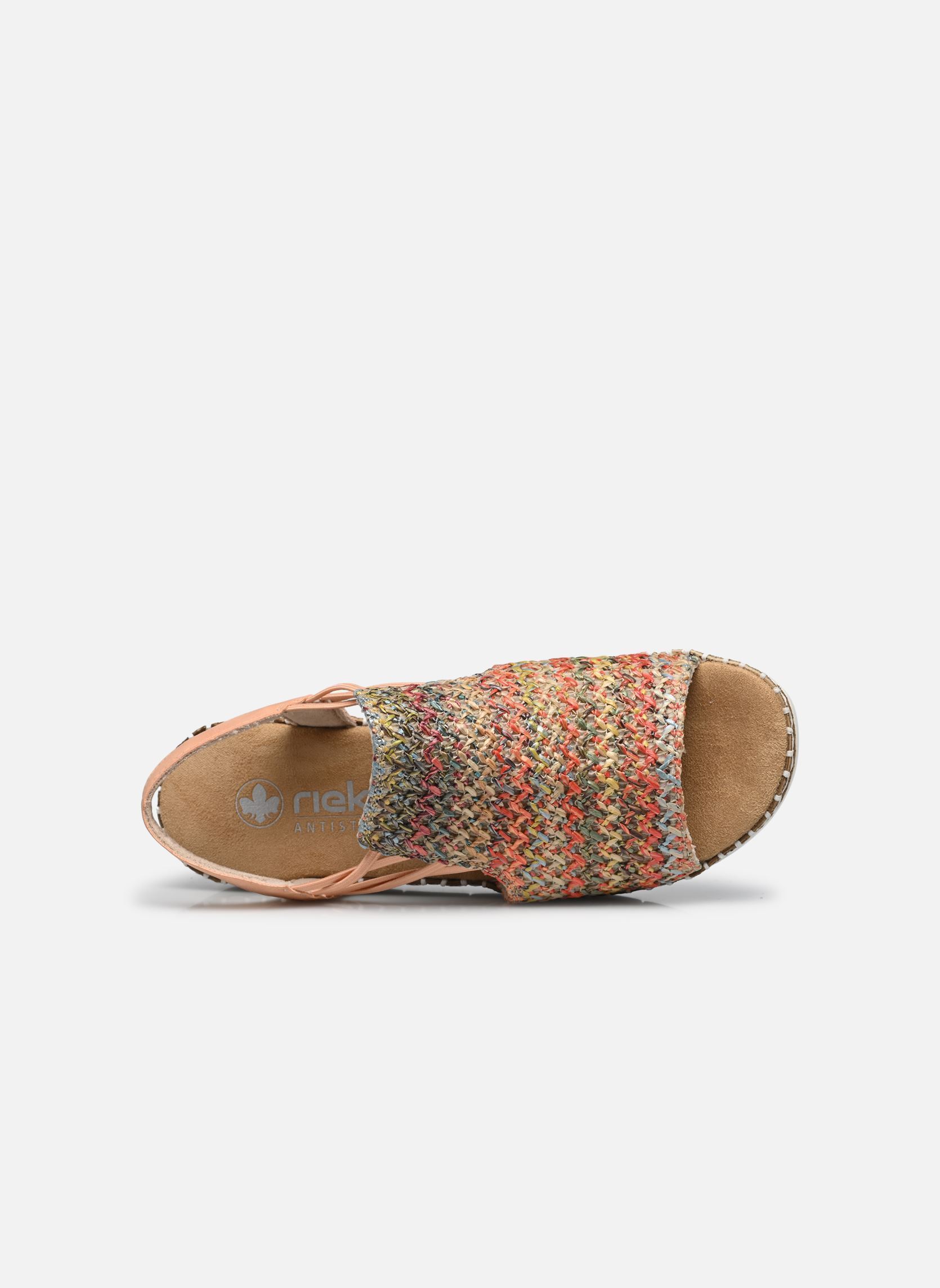 Sandales compensées et plateformes V1241 femme multicolore Rieker Sandales compensées et plateformes V1241 femme multicolore MULTICOLORE
