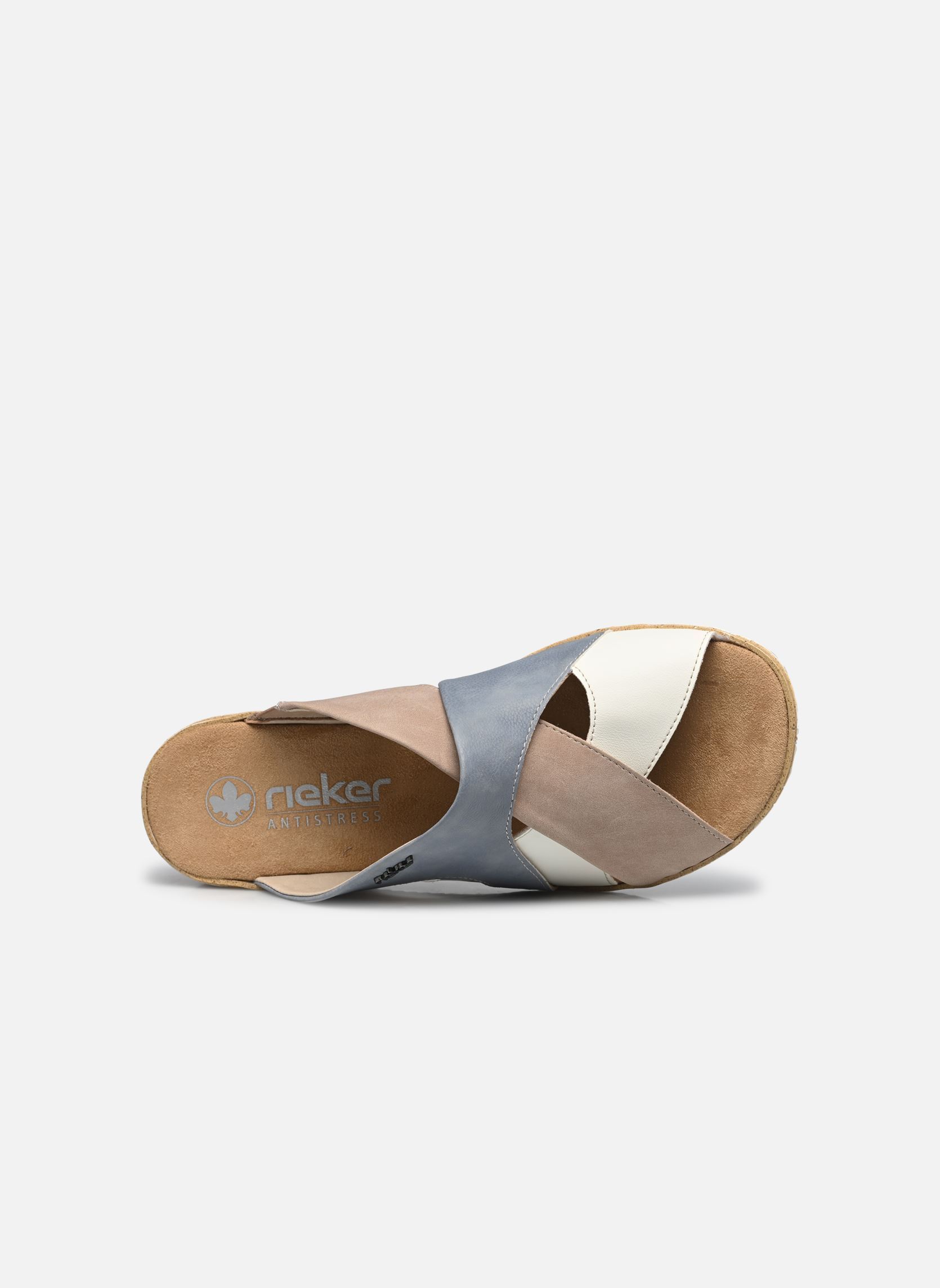 Mules et sabots V3683 femme multicolore Rieker Mules et sabots V3683 femme multicolore MULTICOLORE