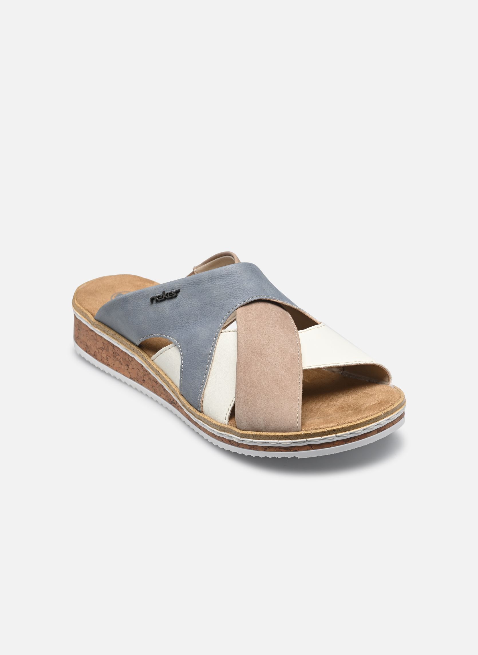 Mules et sabots V3683 femme multicolore Rieker Mules et sabots V3683 femme multicolore MULTICOLORE