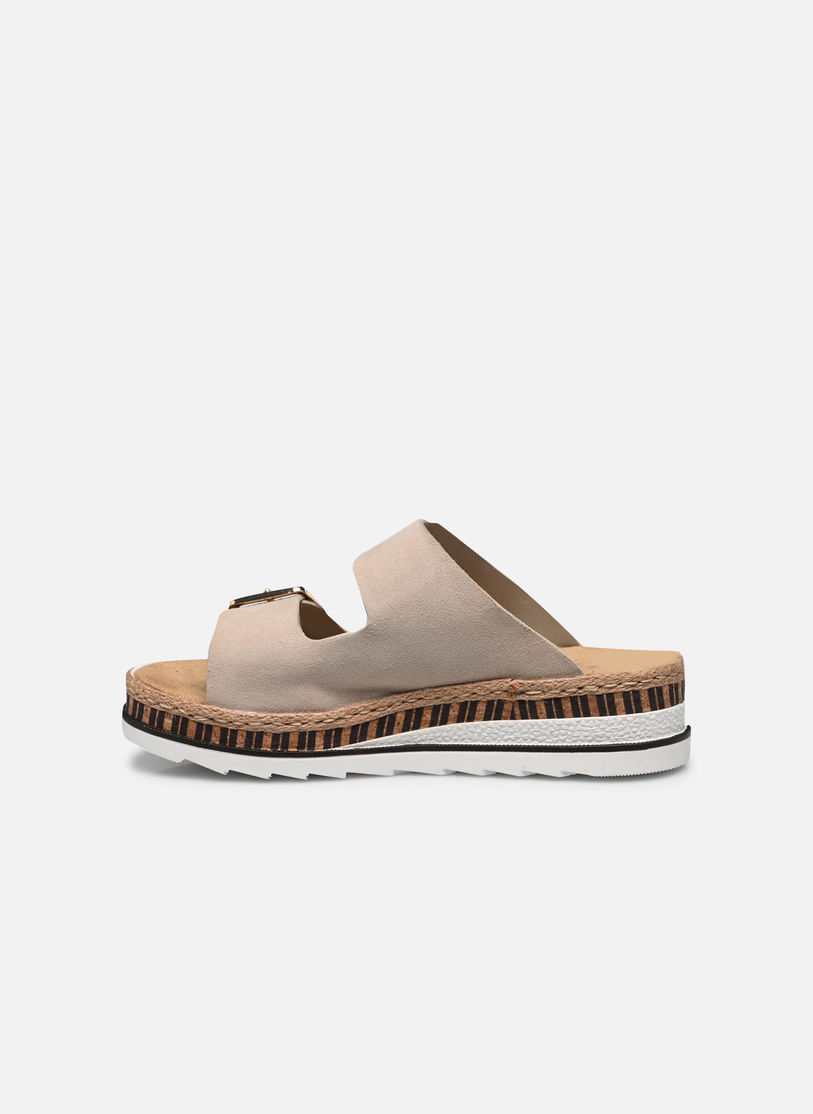 Muilen en klompen V7955 dames beige Rieker Muilen en klompen V7955 dames beige BEIGE