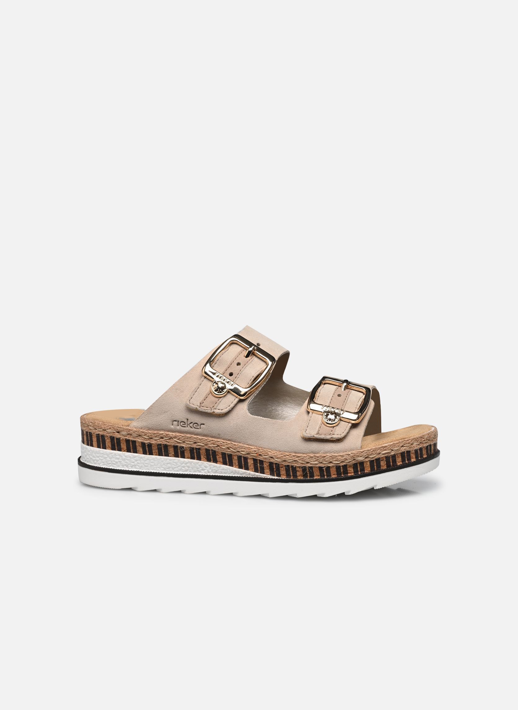 Muilen en klompen V7955 dames beige Rieker Muilen en klompen V7955 dames beige BEIGE