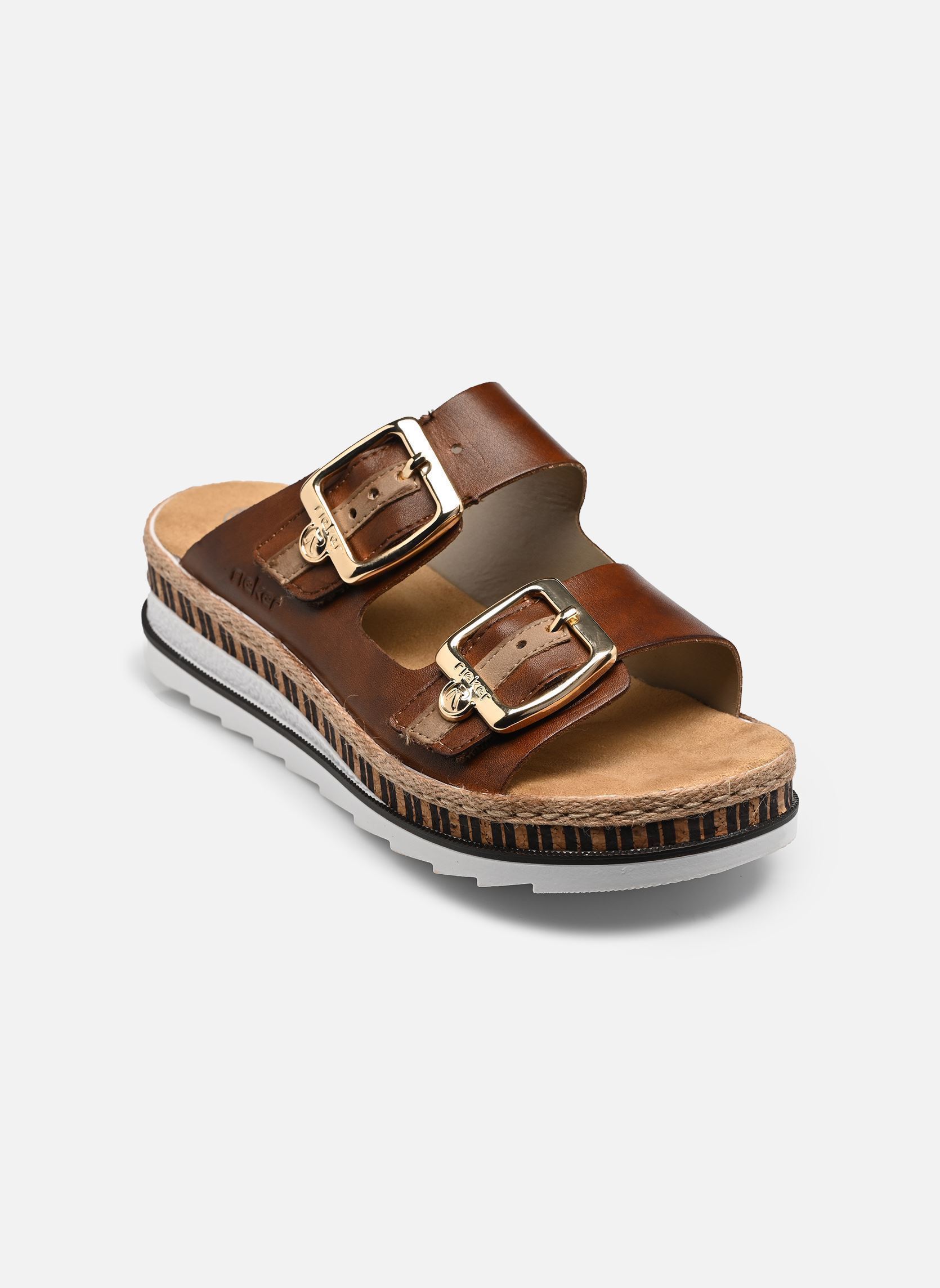 Mules et sabots V7955 femme marron Rieker Mules et sabots V7955 femme marron REH/SHELL