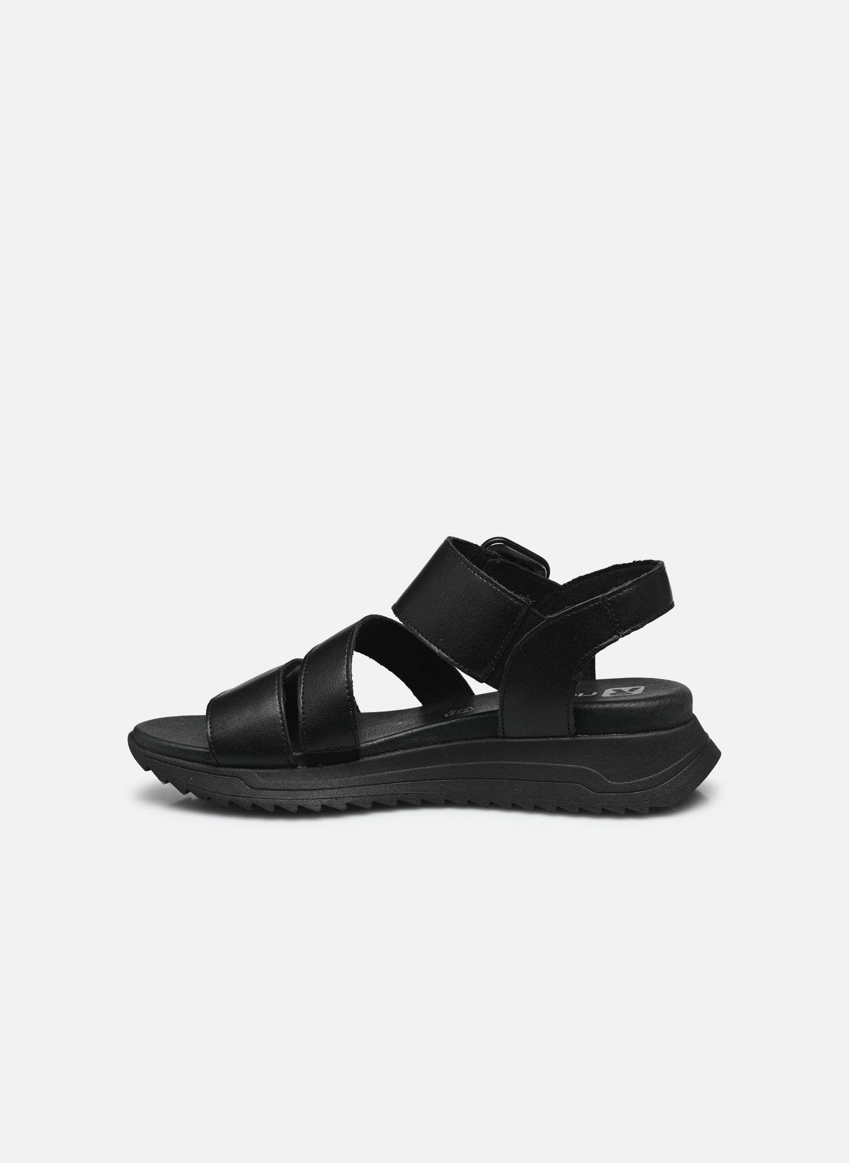 Sandali con zeppa e plateau W2950 donna nero Rieker Sandali con zeppa e plateau W2950 donna nero NOIR