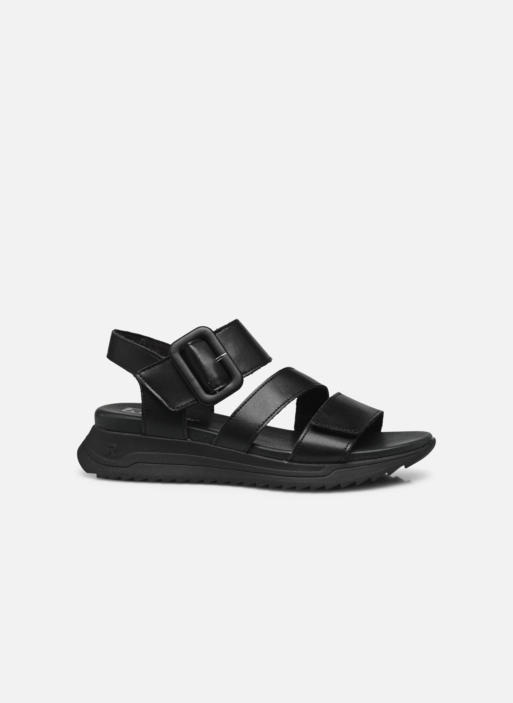 Sandali con zeppa e plateau W2950 donna nero Rieker Sandali con zeppa e plateau W2950 donna nero NOIR