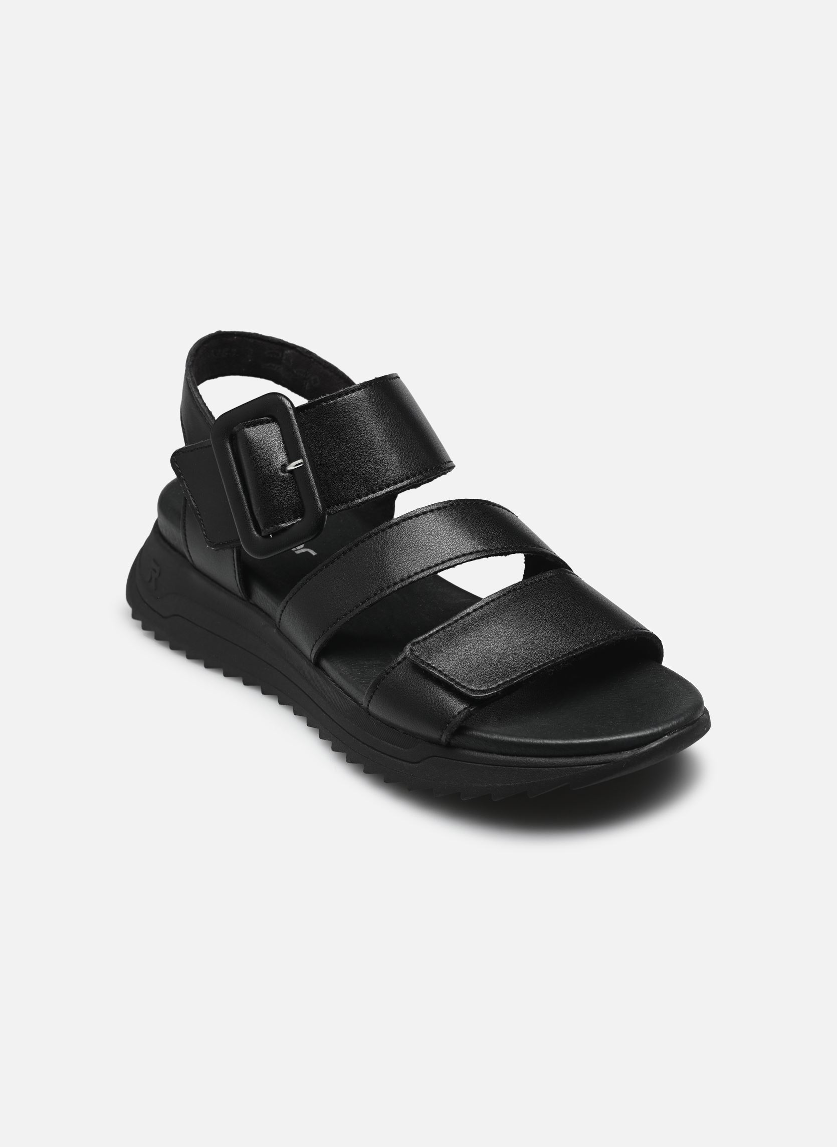 Sandali con zeppa e plateau W2950 donna nero Rieker Sandali con zeppa e plateau W2950 donna nero NOIR