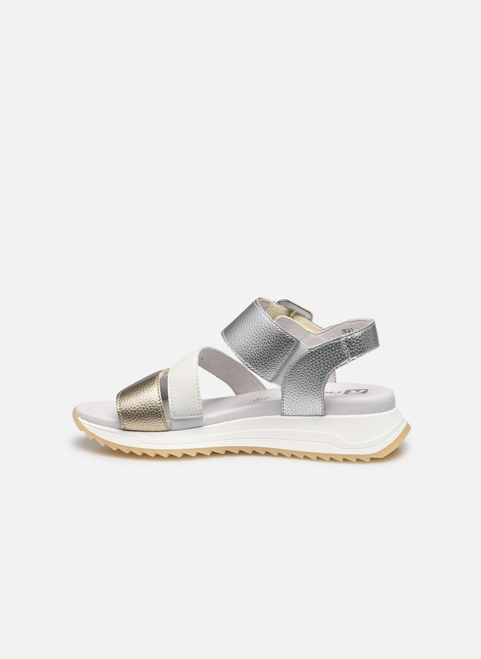 Sandales compensées et plateformes W2950 femme blanc Rieker Sandales compensées et plateformes W2950 femme blanc OR