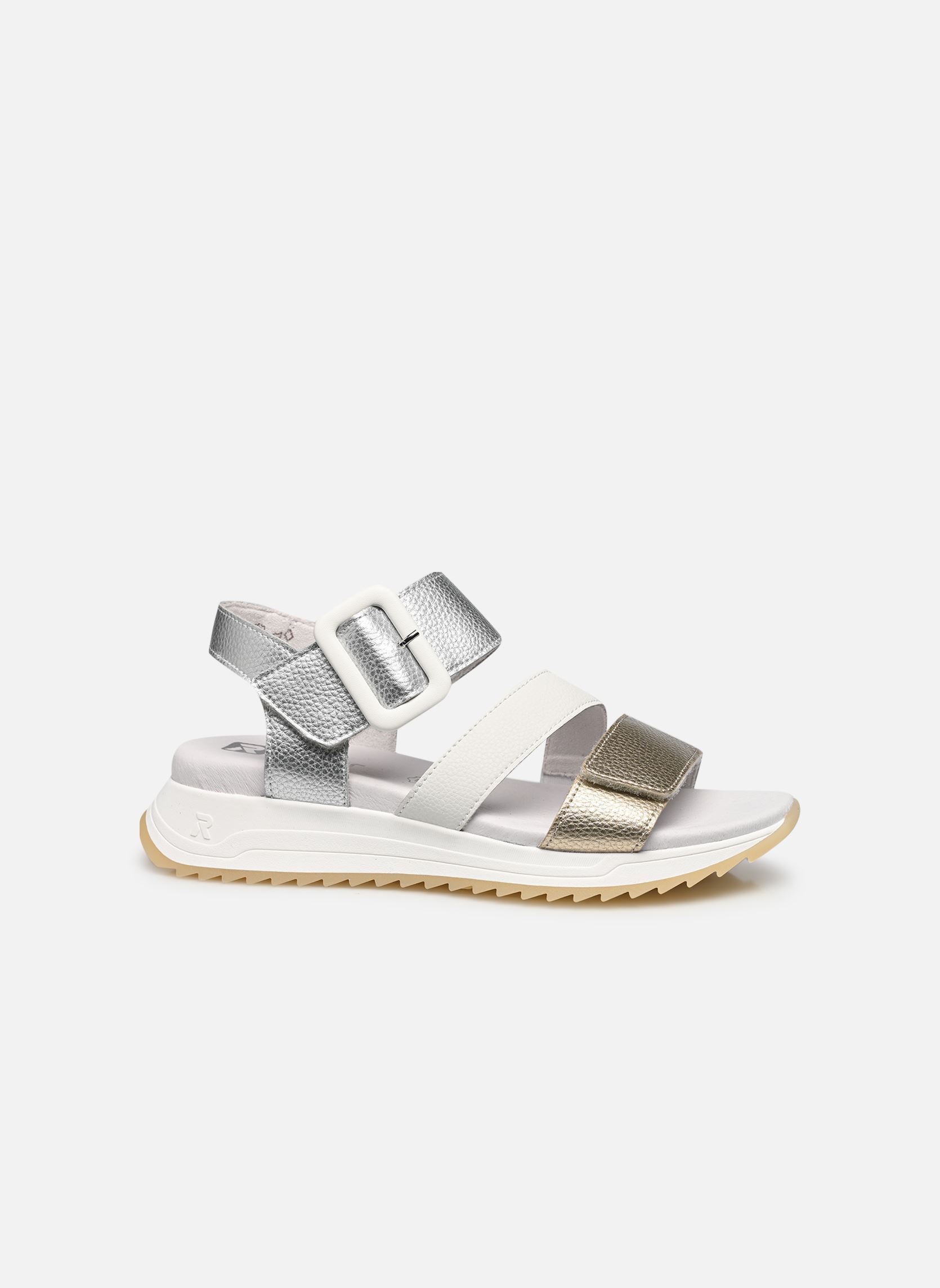 Sandales compensées et plateformes W2950 femme blanc Rieker Sandales compensées et plateformes W2950 femme blanc OR