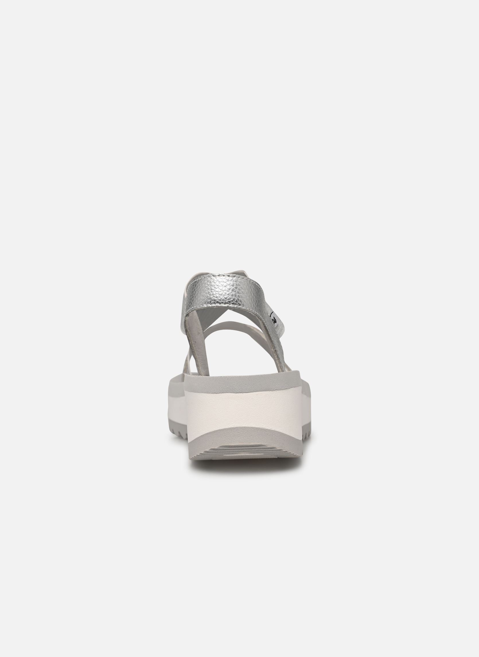 Sandales compensées et plateformes W3053 femme argent Rieker Sandales compensées et plateformes W3053 femme argent ARGENT/PLATINE