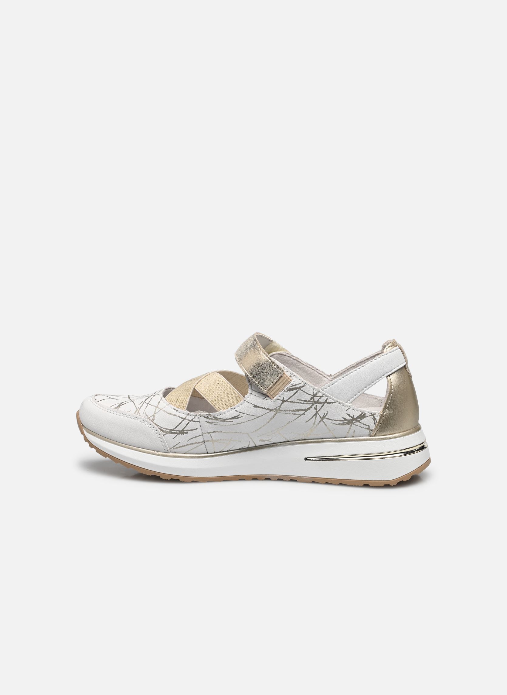 Niedrige Sneaker D1G05 damen weiß Remonte Niedrige Sneaker D1G05 damen weiß BLANC COMBINE