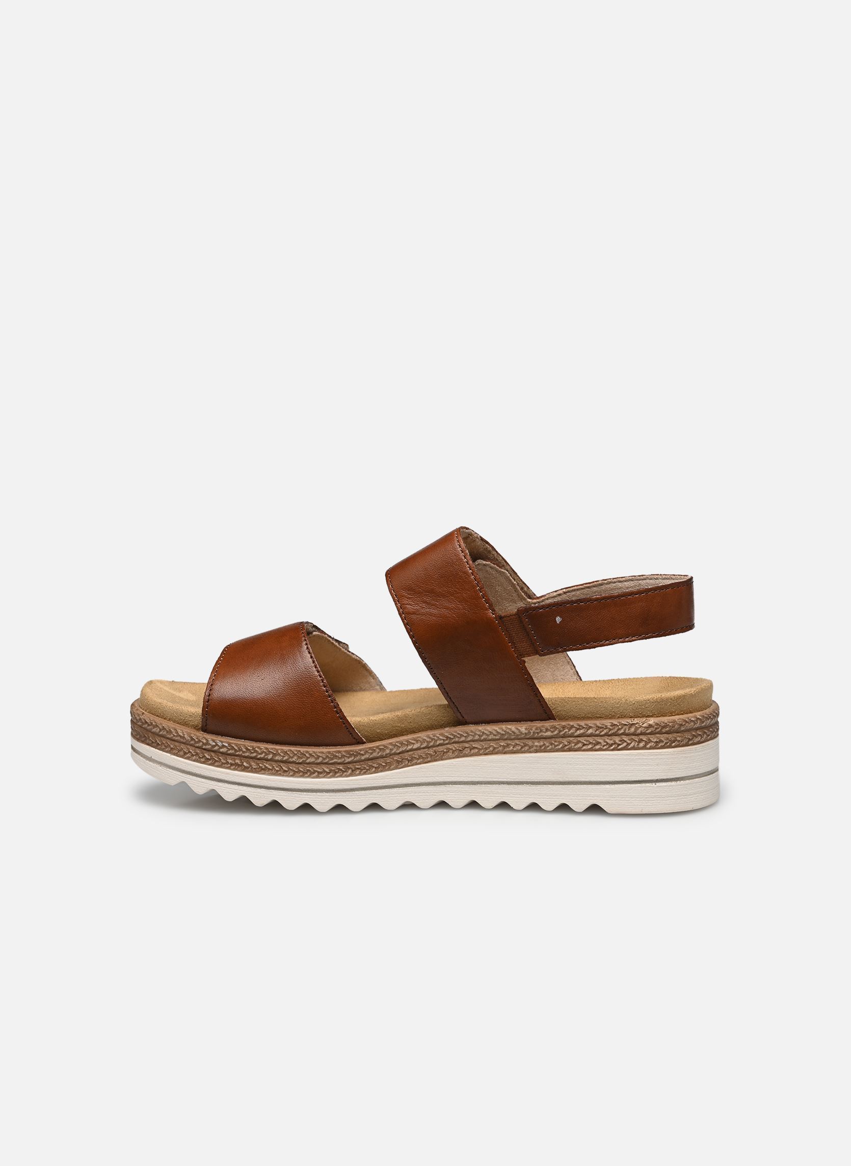 Sandalias y plataformas de cuña D0Q59 mujer marrón Remonte Sandalias y plataformas de cuña D0Q59 mujer marrón MARRON