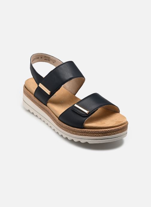 Remonte Sandales compensées et plateformes D0Q59 femme bleu