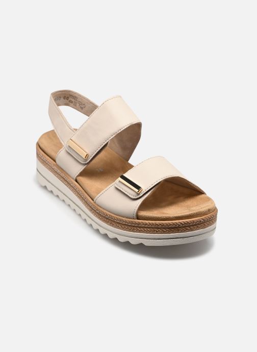 Remonte Sandalen met sleehak en plateau D0Q59 dames beige