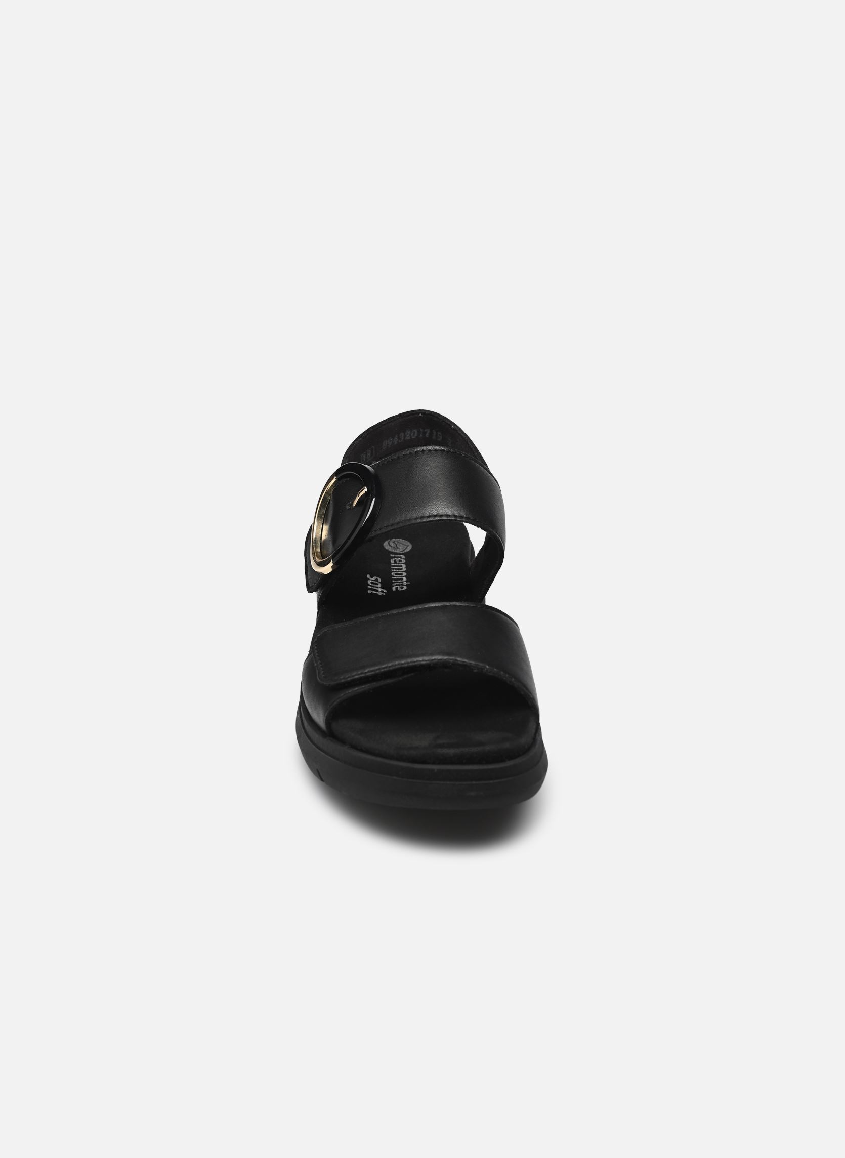 Sandalen met sleehak en plateau D2K50 dames zwart Remonte Sandalen met sleehak en plateau D2K50 dames zwart NOIR