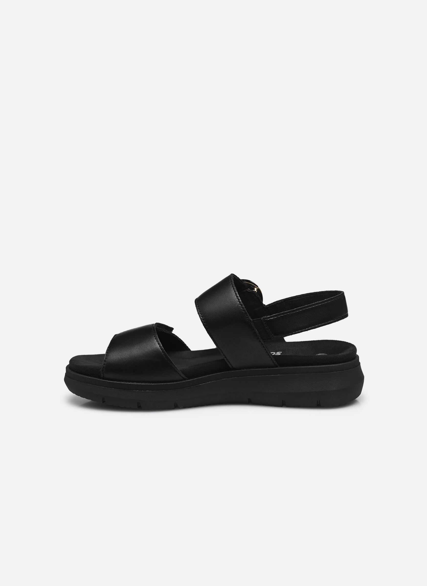 Sandalen met sleehak en plateau D2K50 dames zwart Remonte Sandalen met sleehak en plateau D2K50 dames zwart NOIR