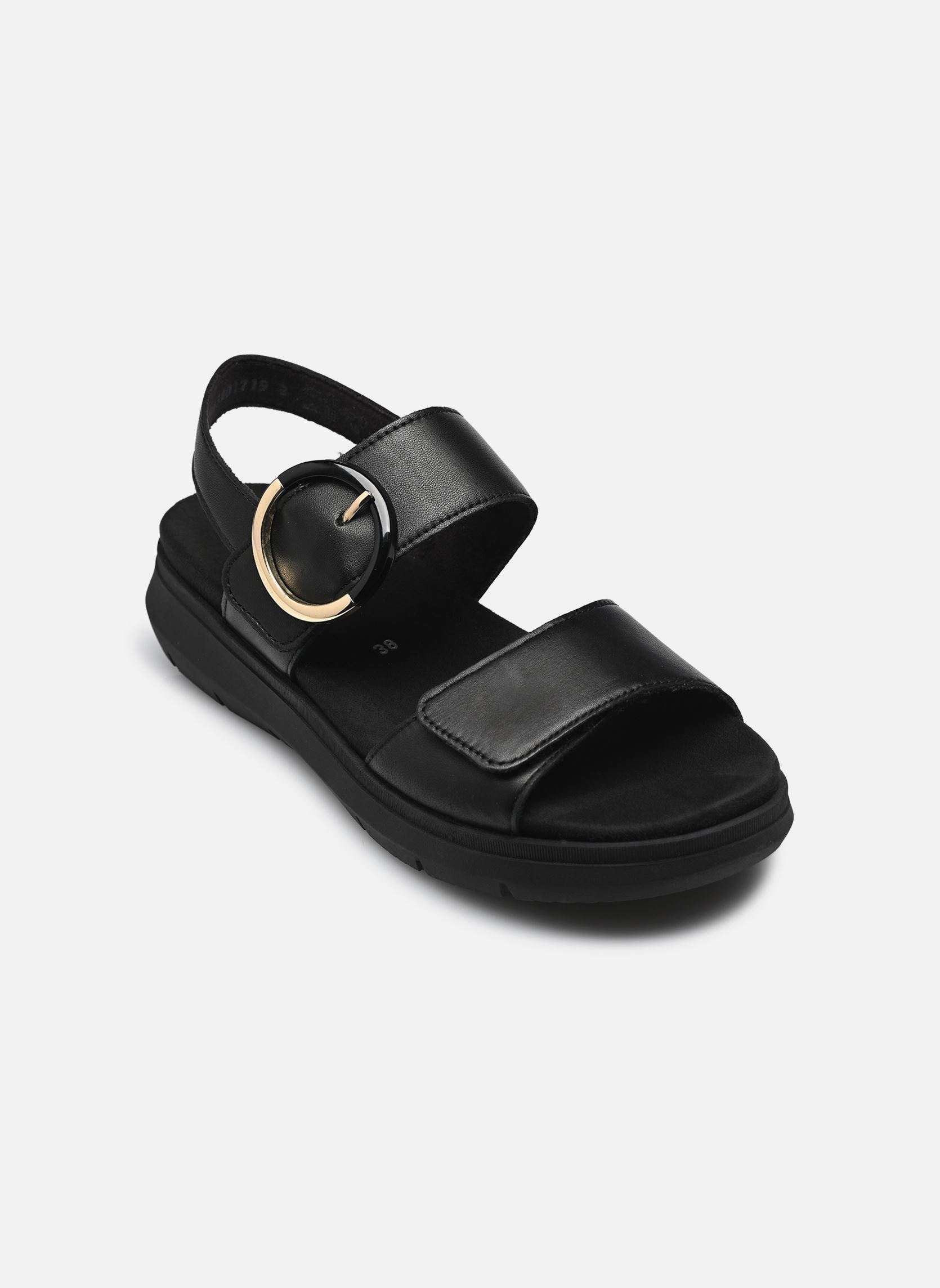 Sandalen met sleehak en plateau D2K50 dames zwart Remonte Sandalen met sleehak en plateau D2K50 dames zwart NOIR
