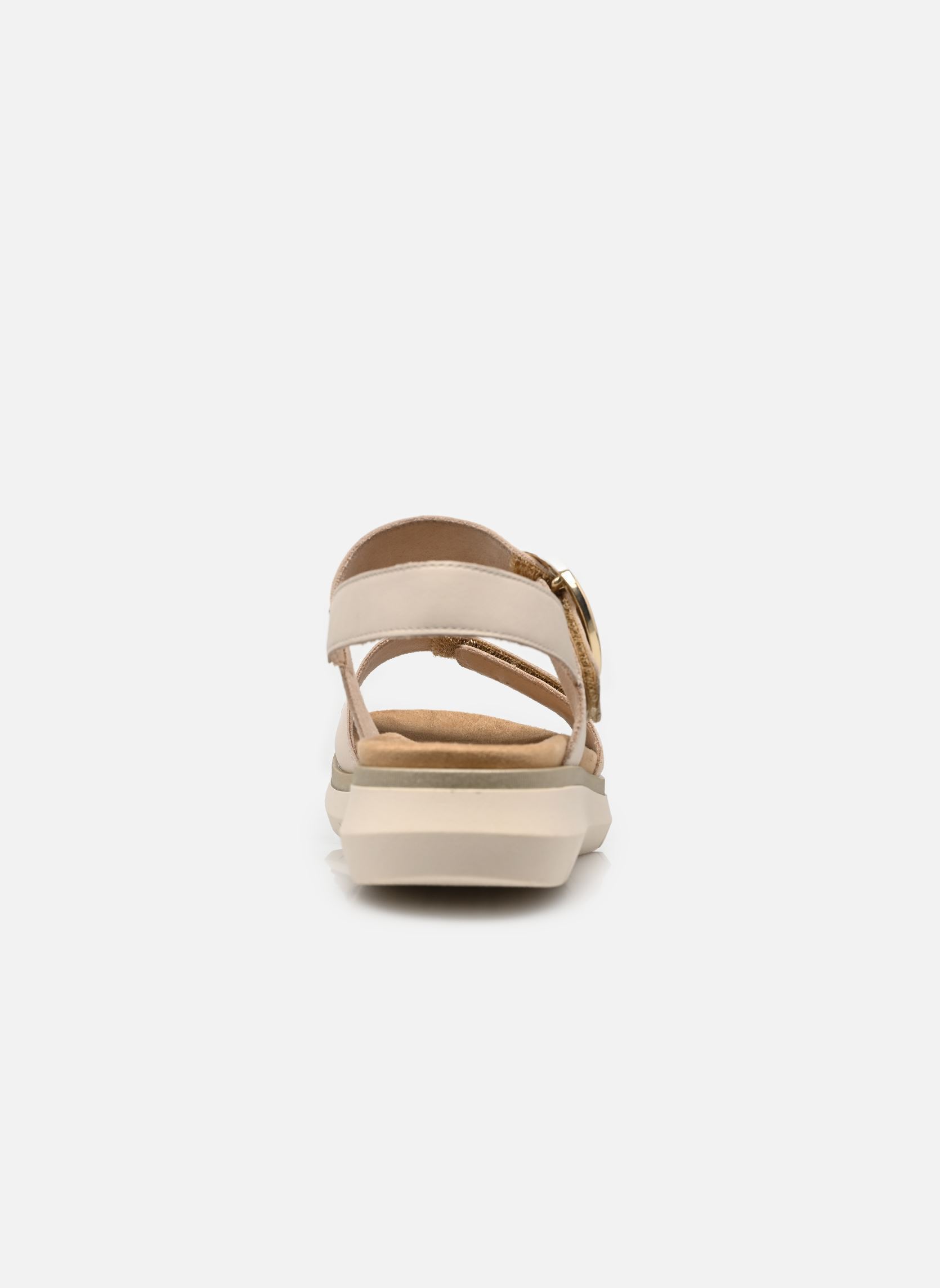 Sandales compensées et plateformes D2K50 femme beige Remonte Sandales compensées et plateformes D2K50 femme beige PORZELLAN