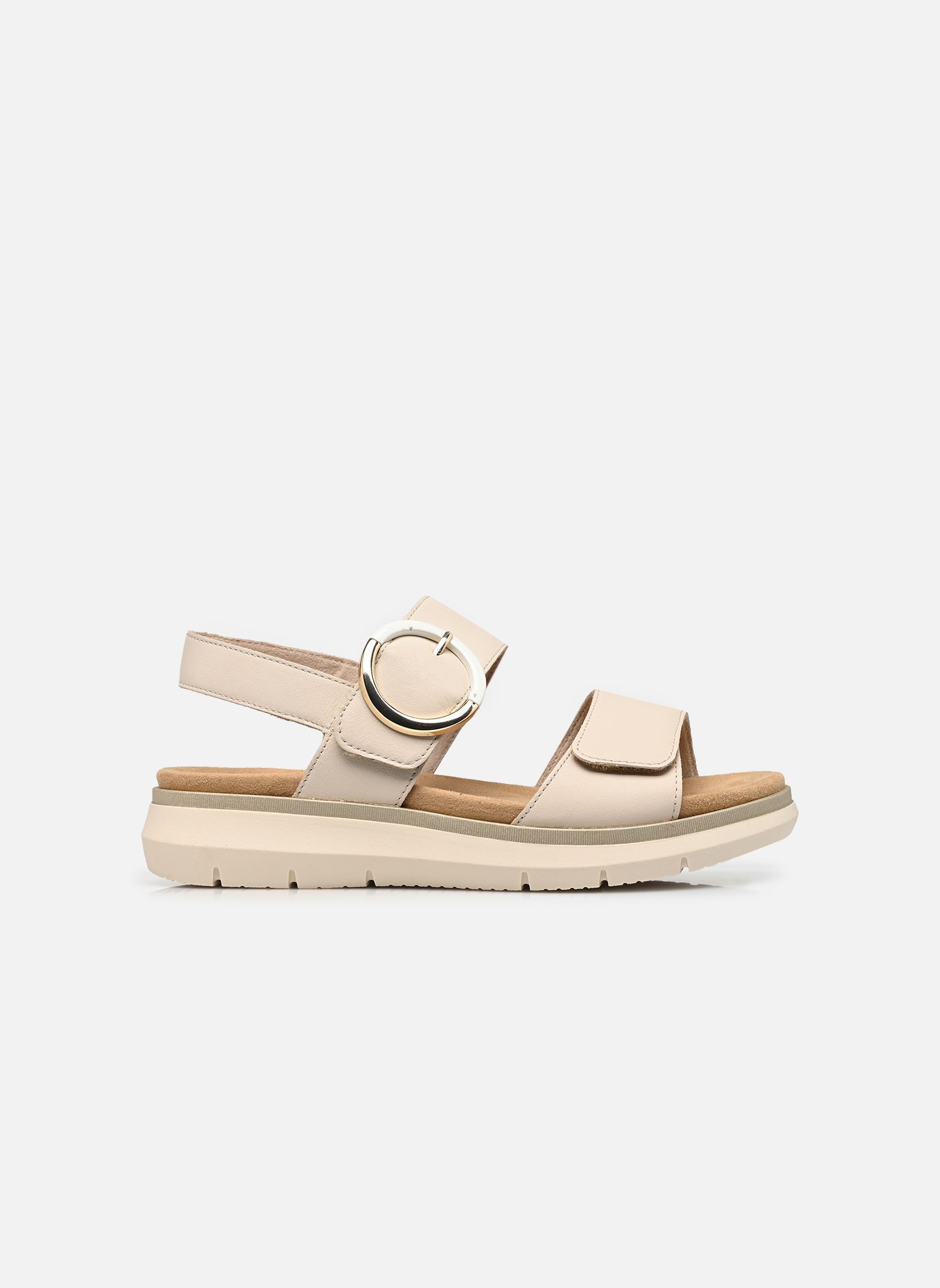Sandales compensées et plateformes D2K50 femme beige Remonte Sandales compensées et plateformes D2K50 femme beige PORZELLAN