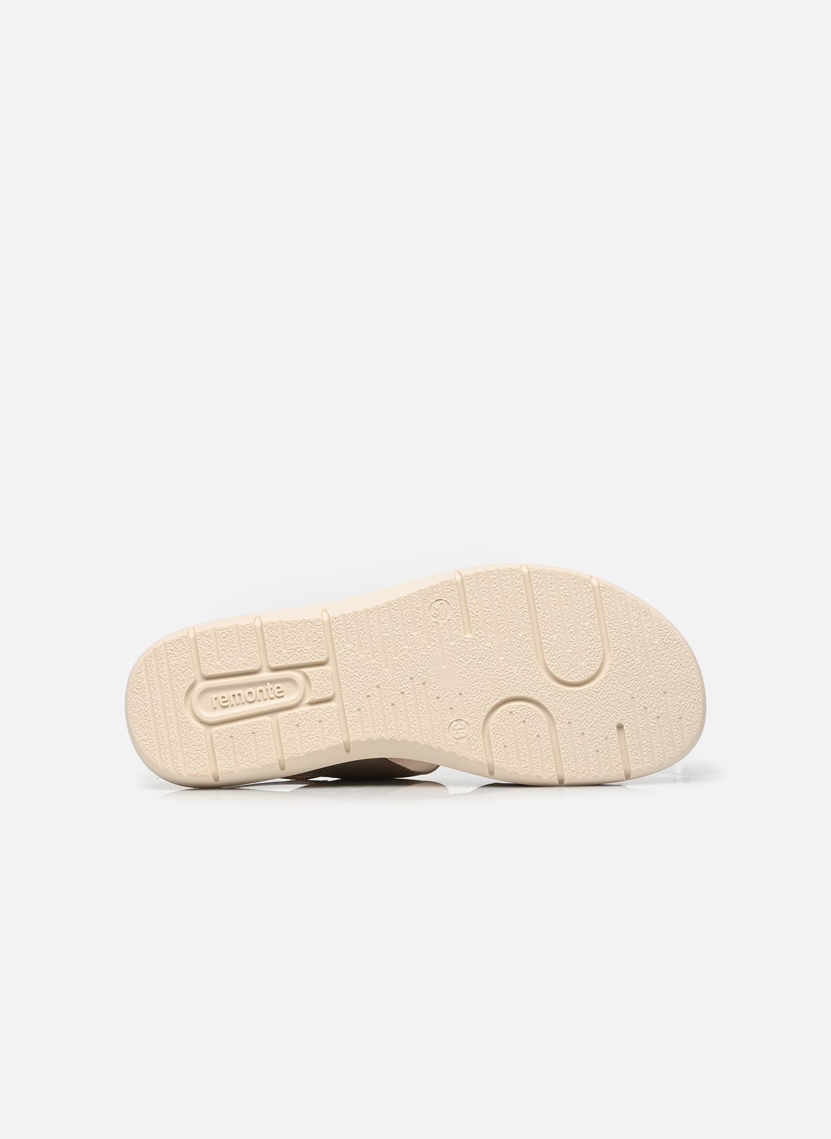 Sandales compensées et plateformes D2K50 femme beige Remonte Sandales compensées et plateformes D2K50 femme beige PORZELLAN