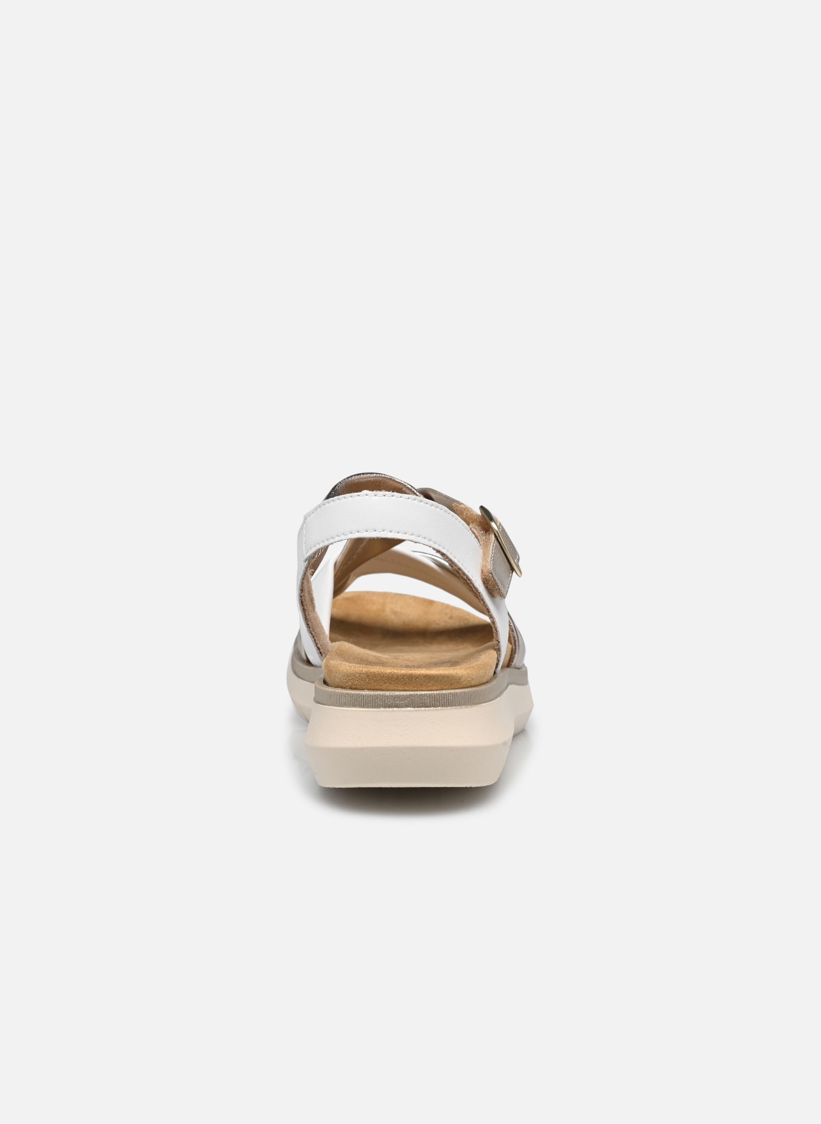Sandalen met sleehak en plateau D2K53 dames goud en brons Remonte Sandalen met sleehak en plateau D2K53 dames goud en brons METALLIQUE