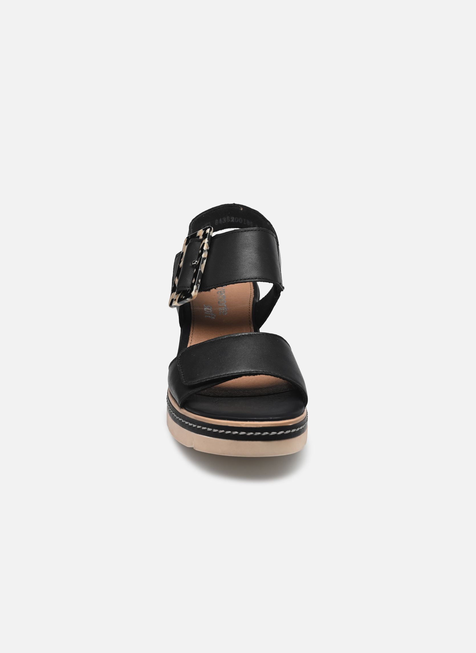 Sandales compensées et plateformes D2L53 femme noir Remonte Sandales compensées et plateformes D2L53 femme noir NOIR