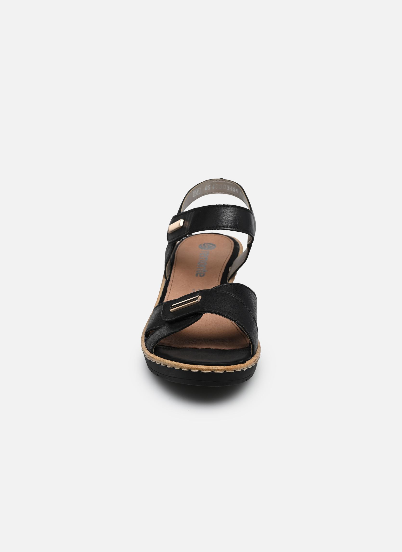Sandales compensées et plateformes R6266 femme noir Remonte Sandales compensées et plateformes R6266 femme noir NOIR